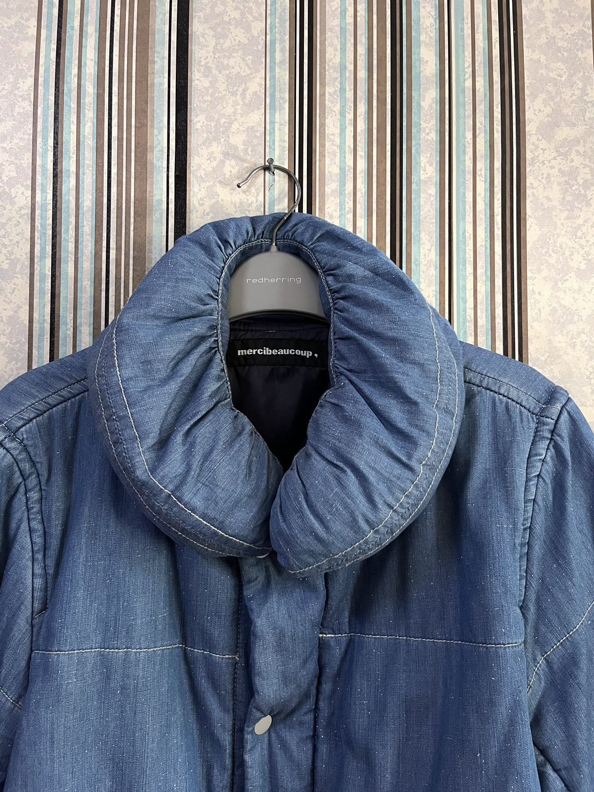 mercibeaucoup 2000s donnut collar knit-attach #F1 Size US M / EU 48-50 / 2 - 8 Thumbnail