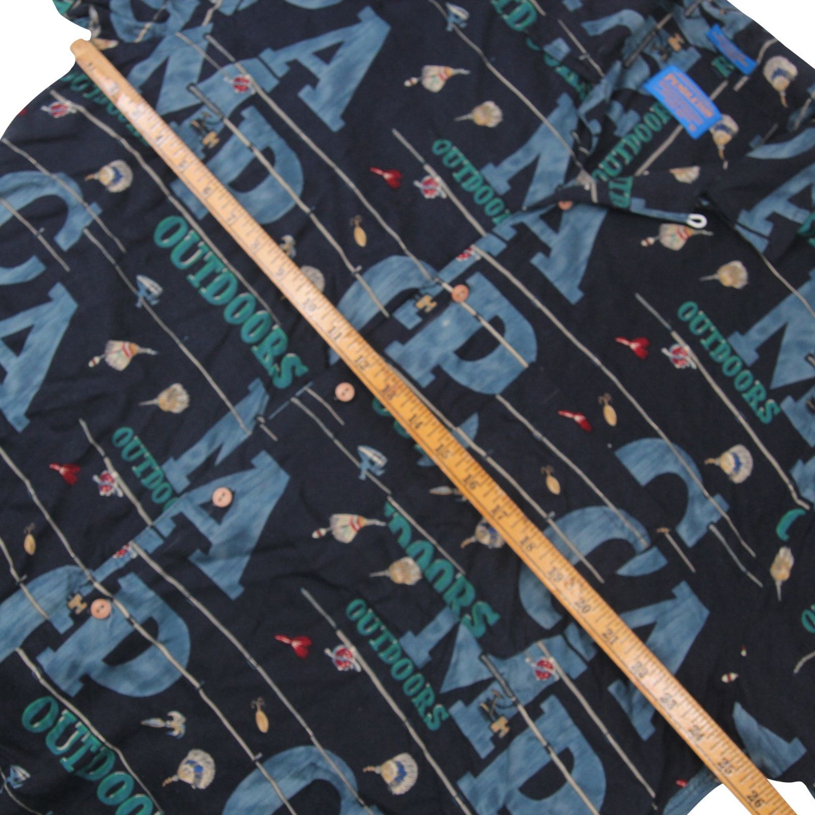Pendleton Pendleton %100 Rayon Allover Print Camp Fishing Shirt Size US L / EU 52-54 / 3 - 5 Thumbnail