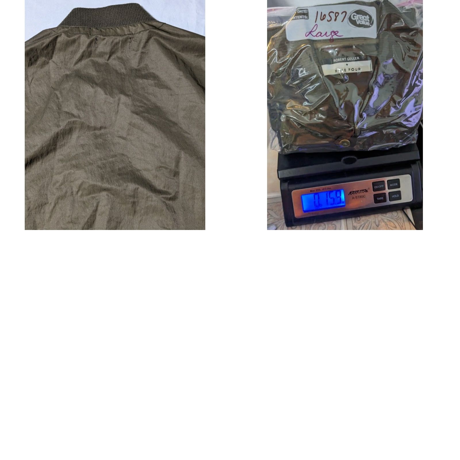 Robert Geller ROBERt GELLER + FIVE FOUR Men Large Brown Nylon Blend Bomber Windbreaker Jacket EUC Size US L / EU 52-54 / 3 - 10 Thumbnail