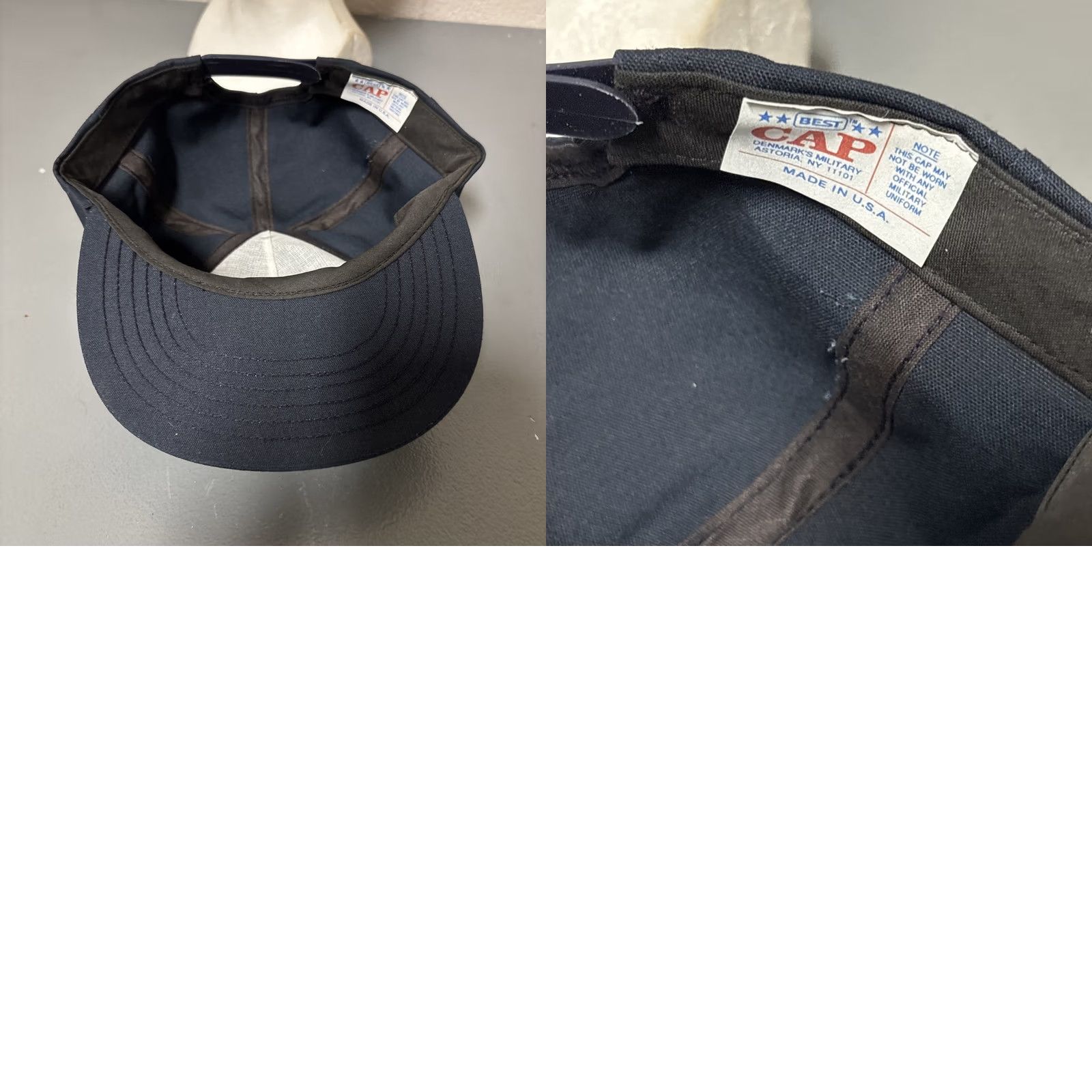 Vintage VINTAGE Best Cap Flat Brim Hat USA Air Force USAF Embroidered Blue USA Made Mens Size ONE SIZE - 8 Thumbnail