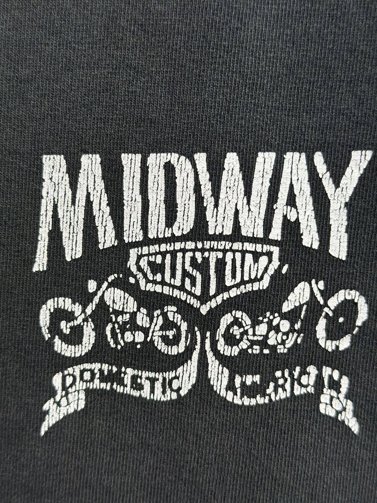 Harley Davidson × Vintage × West Coast Choppers Vintage Midway Custom Domestic American Faded Tee Size US L / EU 52-54 / 3 - 3 Thumbnail