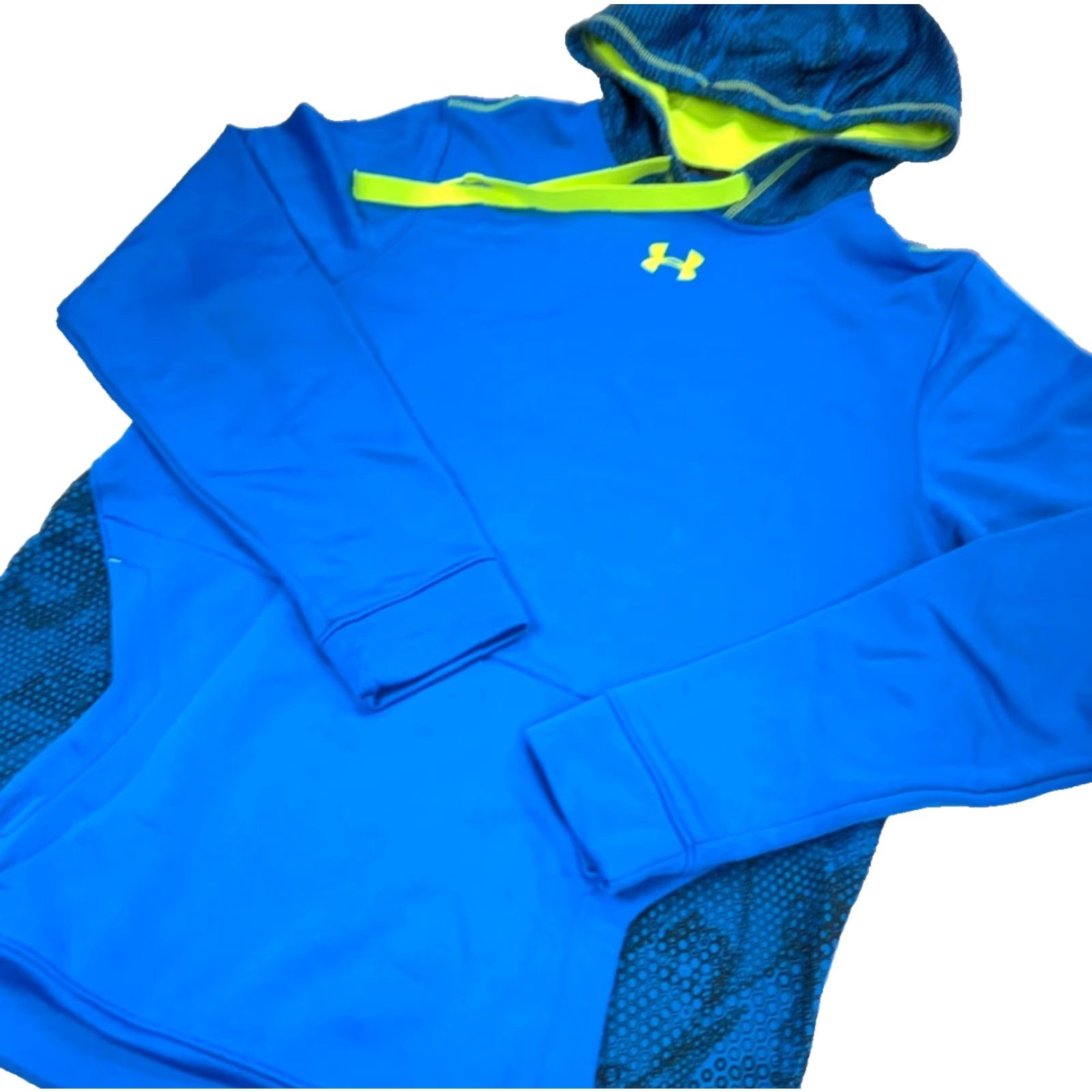 Under Armour Under Armour Hoodie Men M Blue Sweatshirt Pockets Logo Fleece Pullover Regular Casual Sports Modern 90s? Size US M / EU 48-50 / 2 - 2 Thumbnail