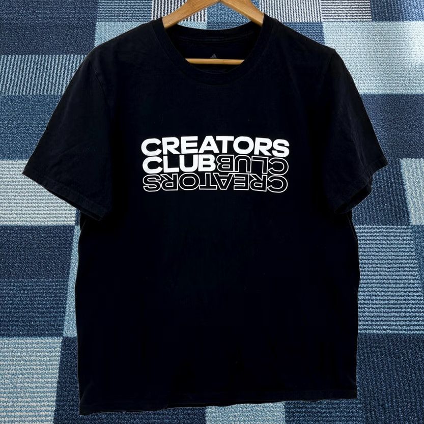 Adidas Adidas T-Shirt Men's L Black Short Sleeve Crew Neck Logo Size US L / EU 52-54 / 3 - 1 Thumbnail