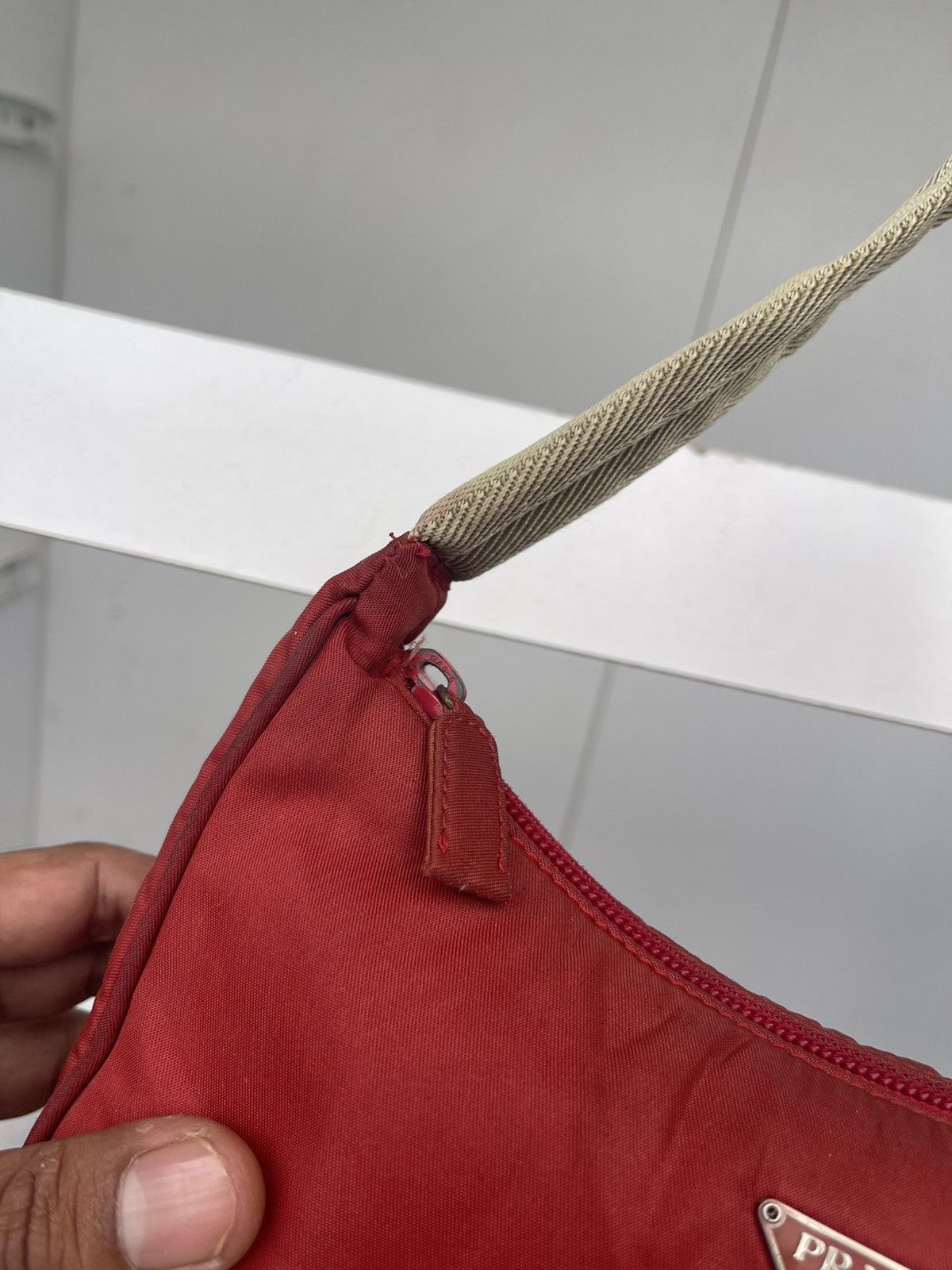 Prada VINTAGE PRADA TESSUTO SMALL HOBO BAG Size ONE SIZE - 8 Thumbnail