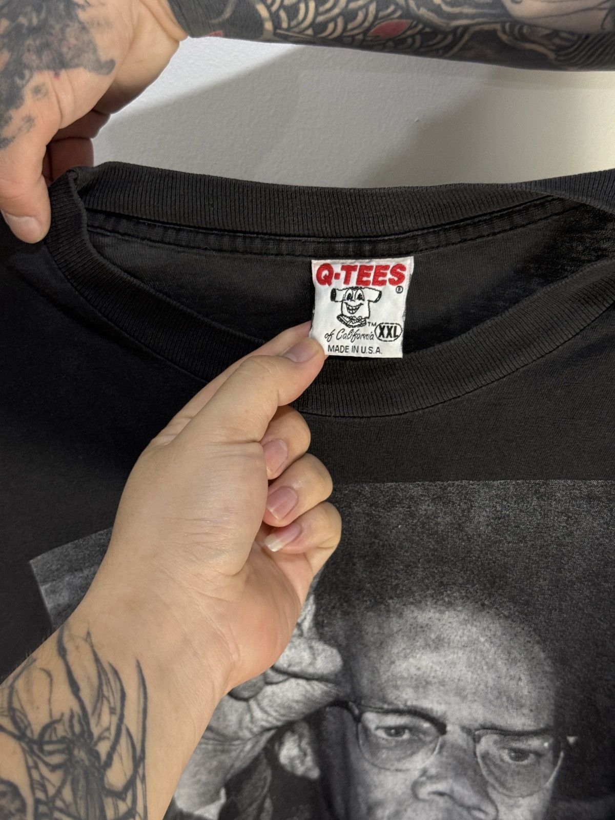 Rap Tees Vintage 90s Malcom X Tshirt Size US XXL / EU 58 / 5 - 6 Thumbnail