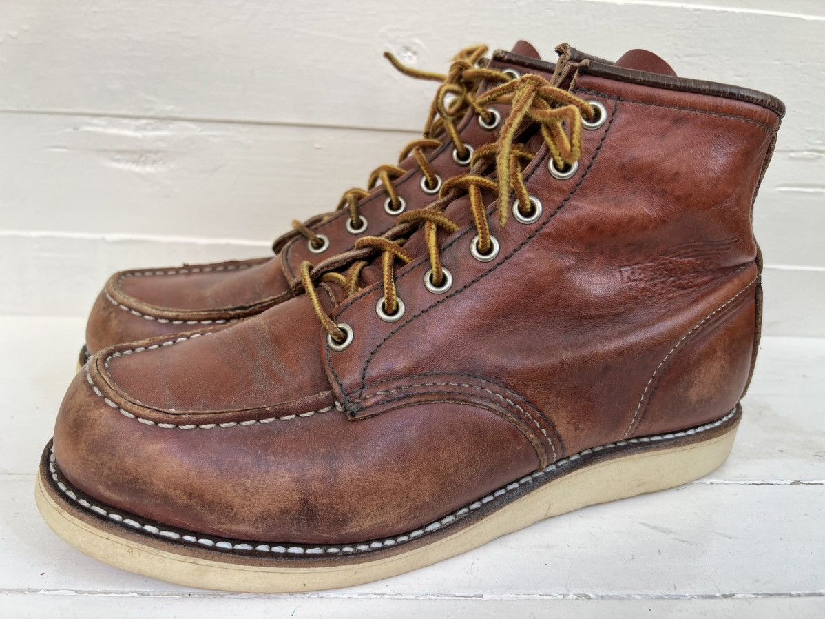 Red Wing RED WING Moc Steel Toe Brown EH Oxford Shoes Super  display picture 1