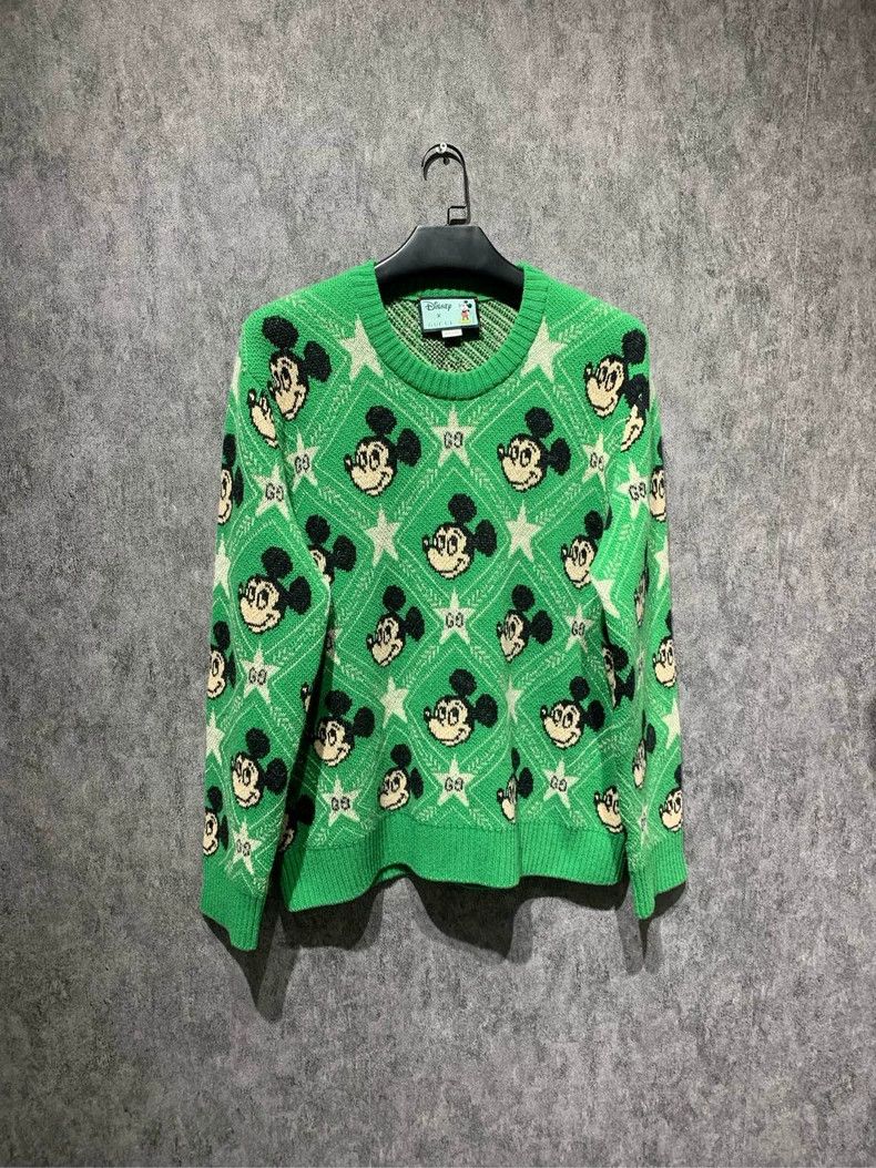 Gucci Gucci Mickey full-print sweater 2501-Nextarrow Size US XL / EU 56 / 4 - 1 Thumbnail