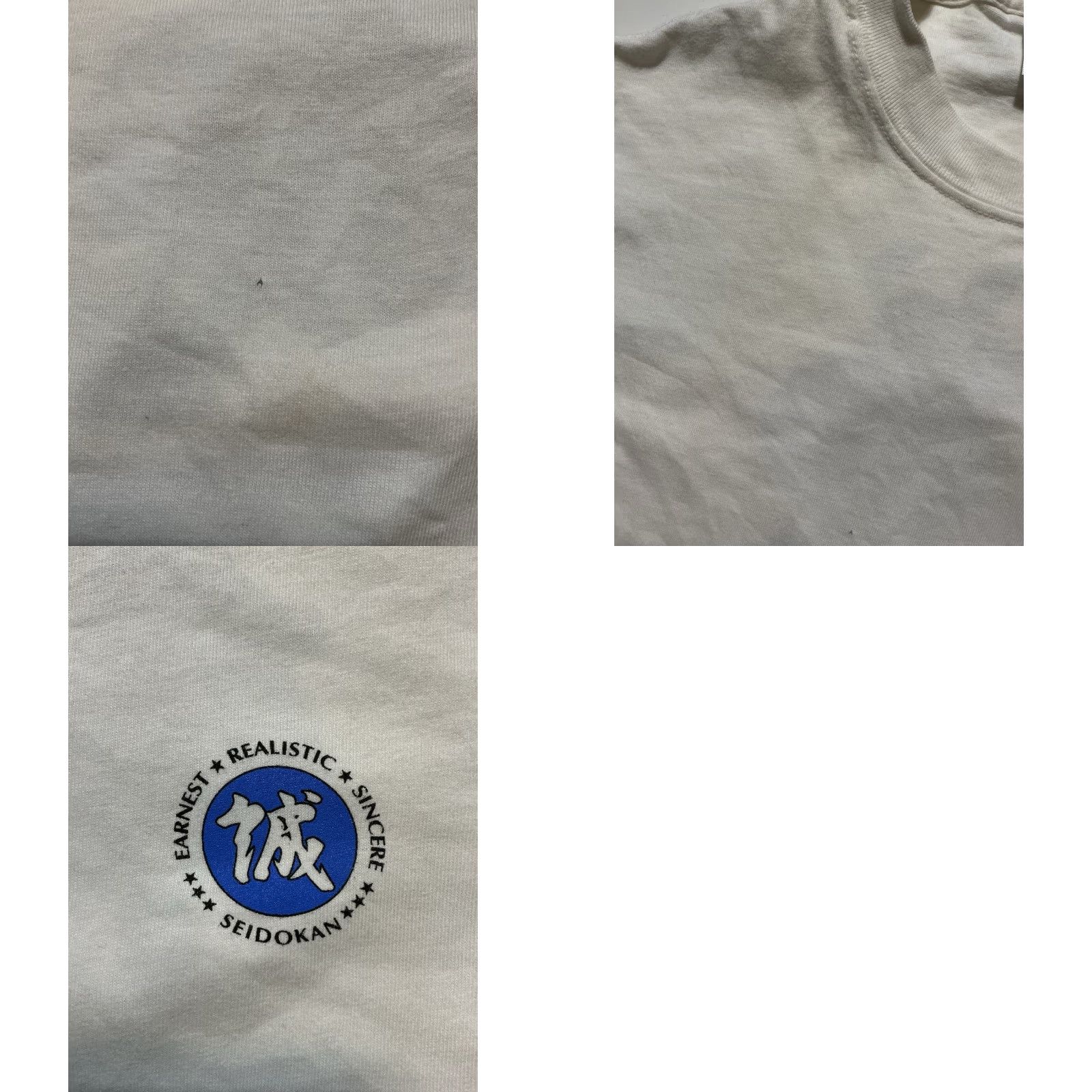 Hanes VINTAGE Seidokan Aikido Japanese Martial Arts MMA White Graphic T-Shirt Mens Medium Size M Size US M / EU 48-50 / 2 - 8 Thumbnail