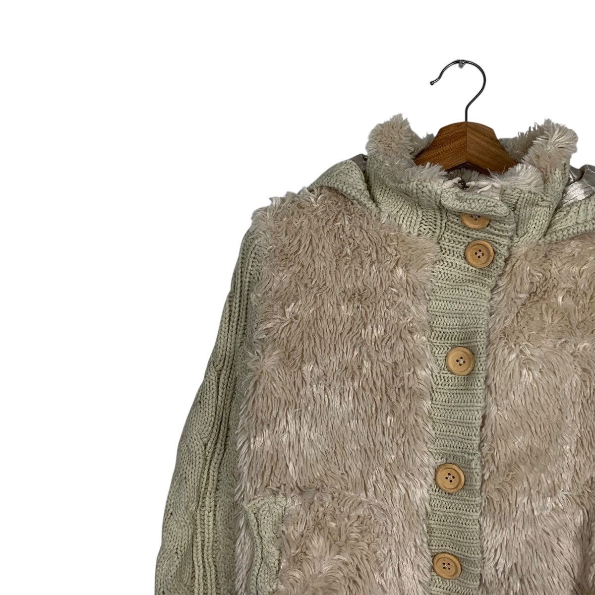 Japanese Brand Beni Meeni California Faux Fur Jacket Size S / US 4 / IT 40 - 6 Thumbnail