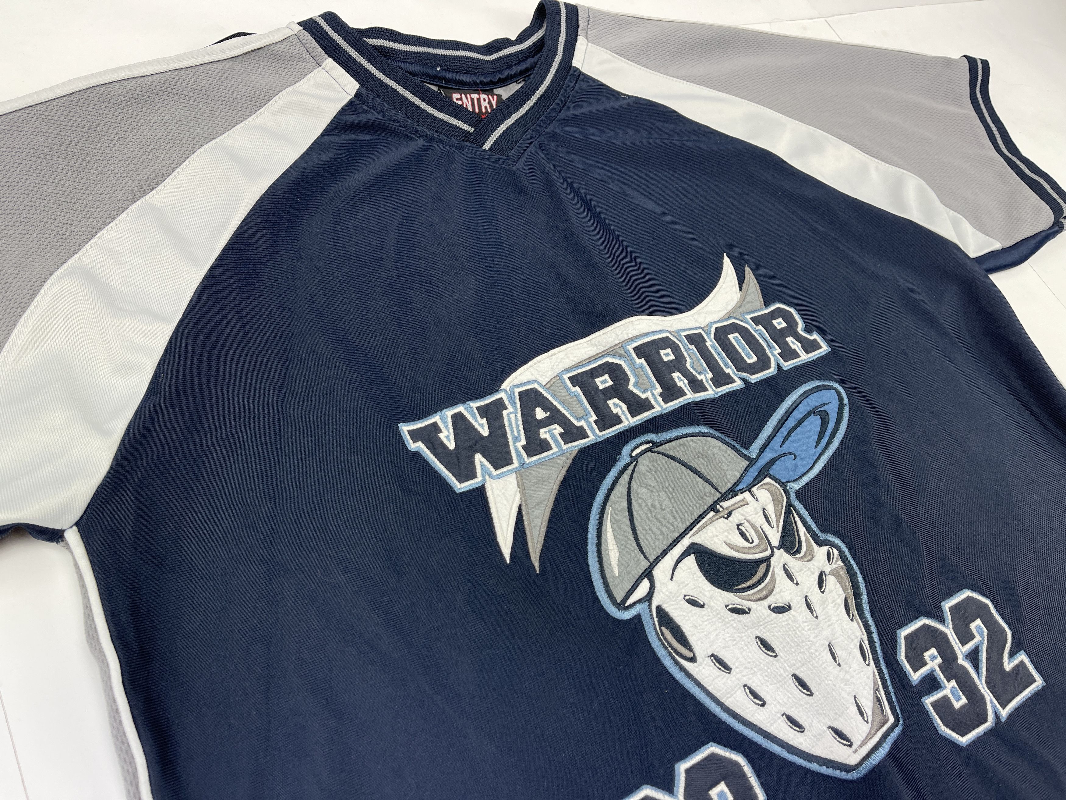 Rap Tees × Vintage Michigan Warrior jersey, vintage hip hop t-shirt, 90s size M Size US M / EU 48-50 / 2 - 5 Thumbnail