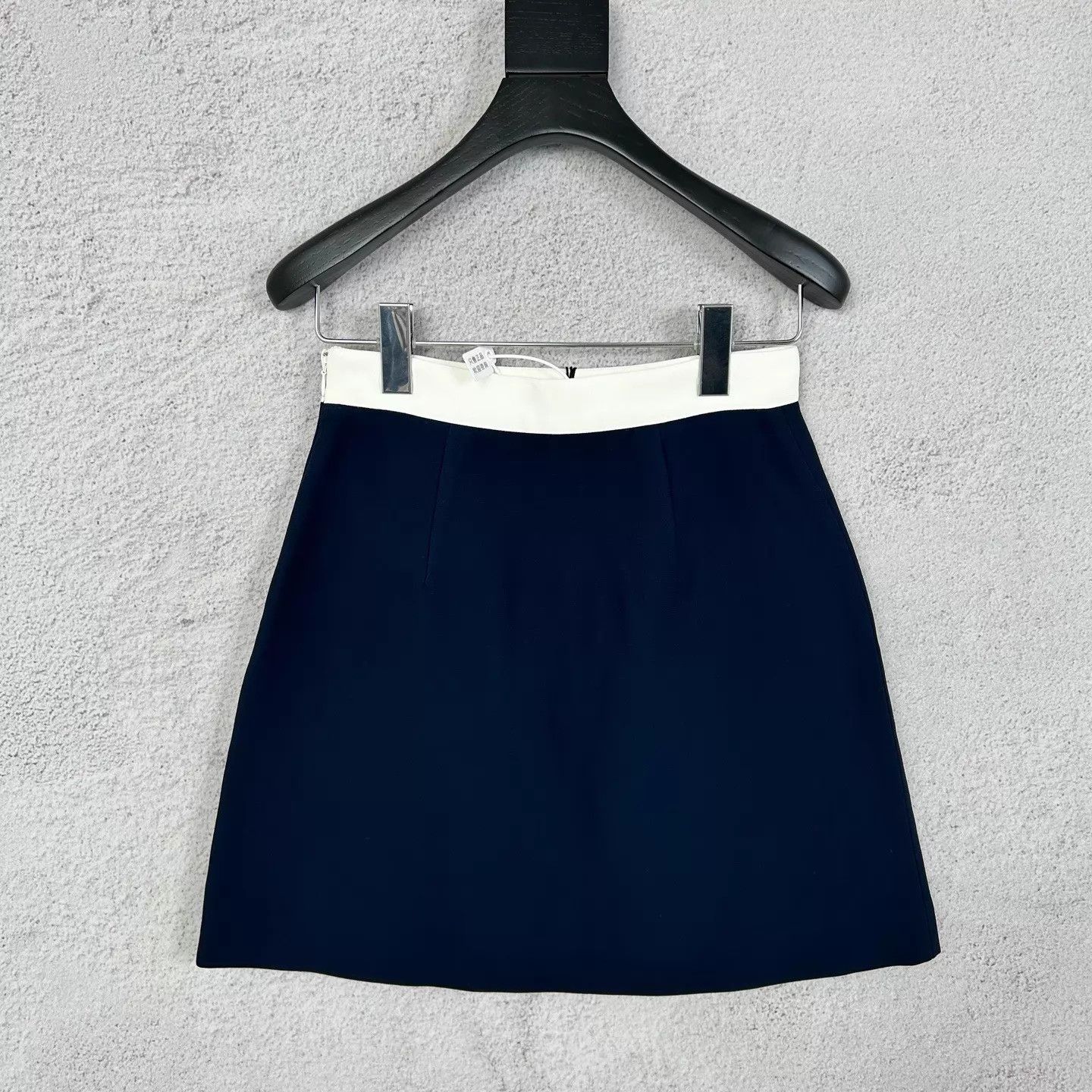 Miu Miu Miumiu Coco-Style Bow-Detail Blue Short Skirt Size 26" / US 2 / IT 38 - 2 Thumbnail