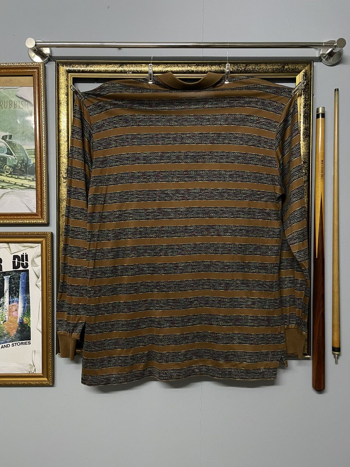 Christian Dior Monsieur Vintage Designer Christian Dior Sport Horizontal Stripe Size US L / EU 52-54 / 3 - 8 Thumbnail