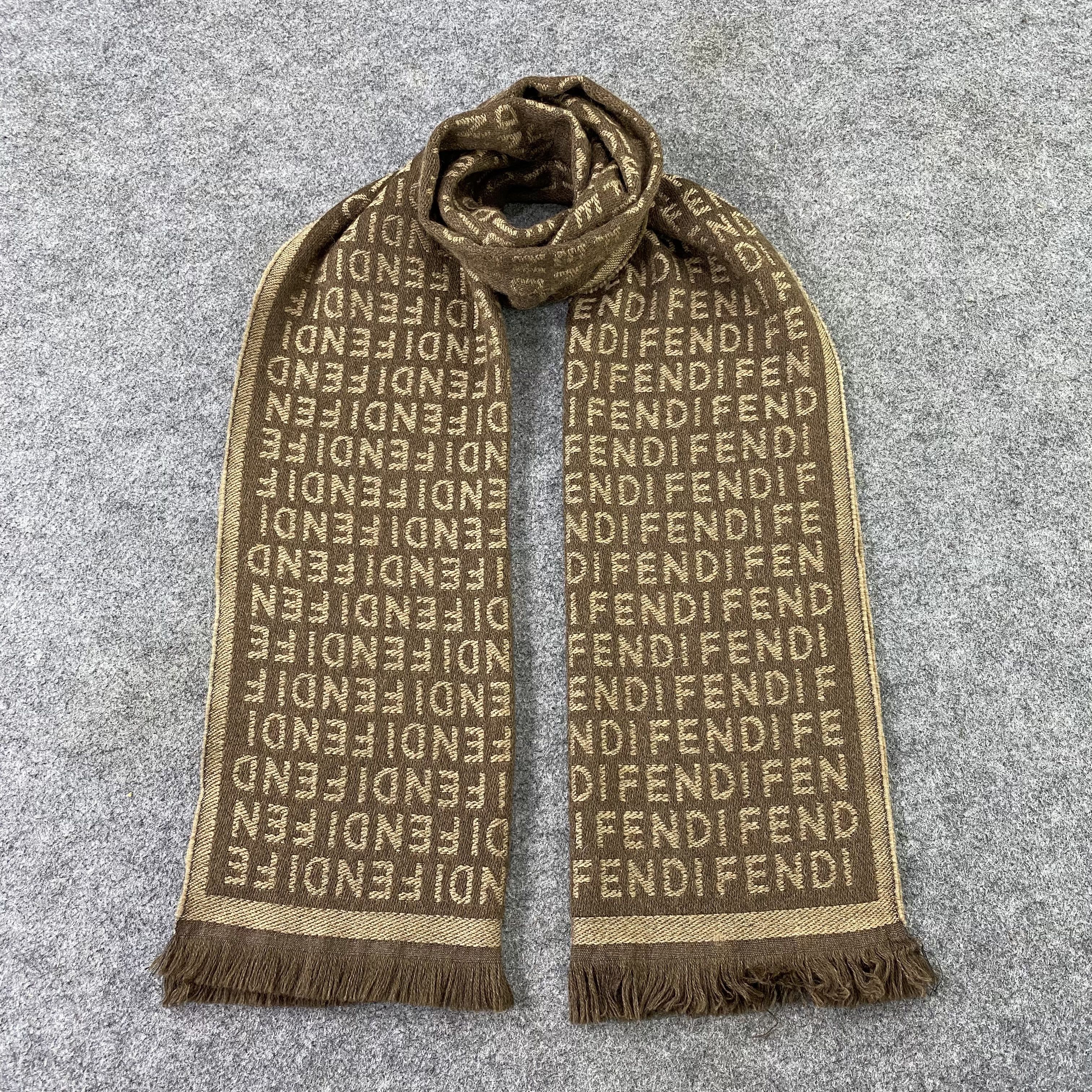 Fendi Fendi Monogram Muffler / Scarf / Neckwear-K048 Size ONE SIZE - 1 Thumbnail
