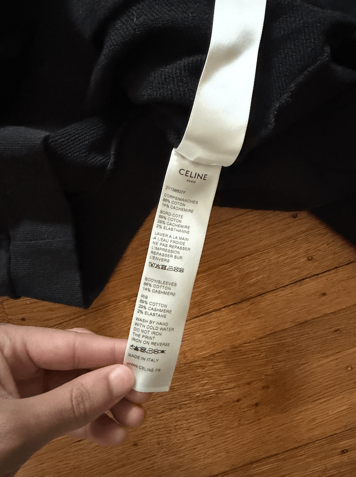 Celine Celine Logo Patched Sweatshirt Size US L / EU 52-54 / 3 - 7 Thumbnail