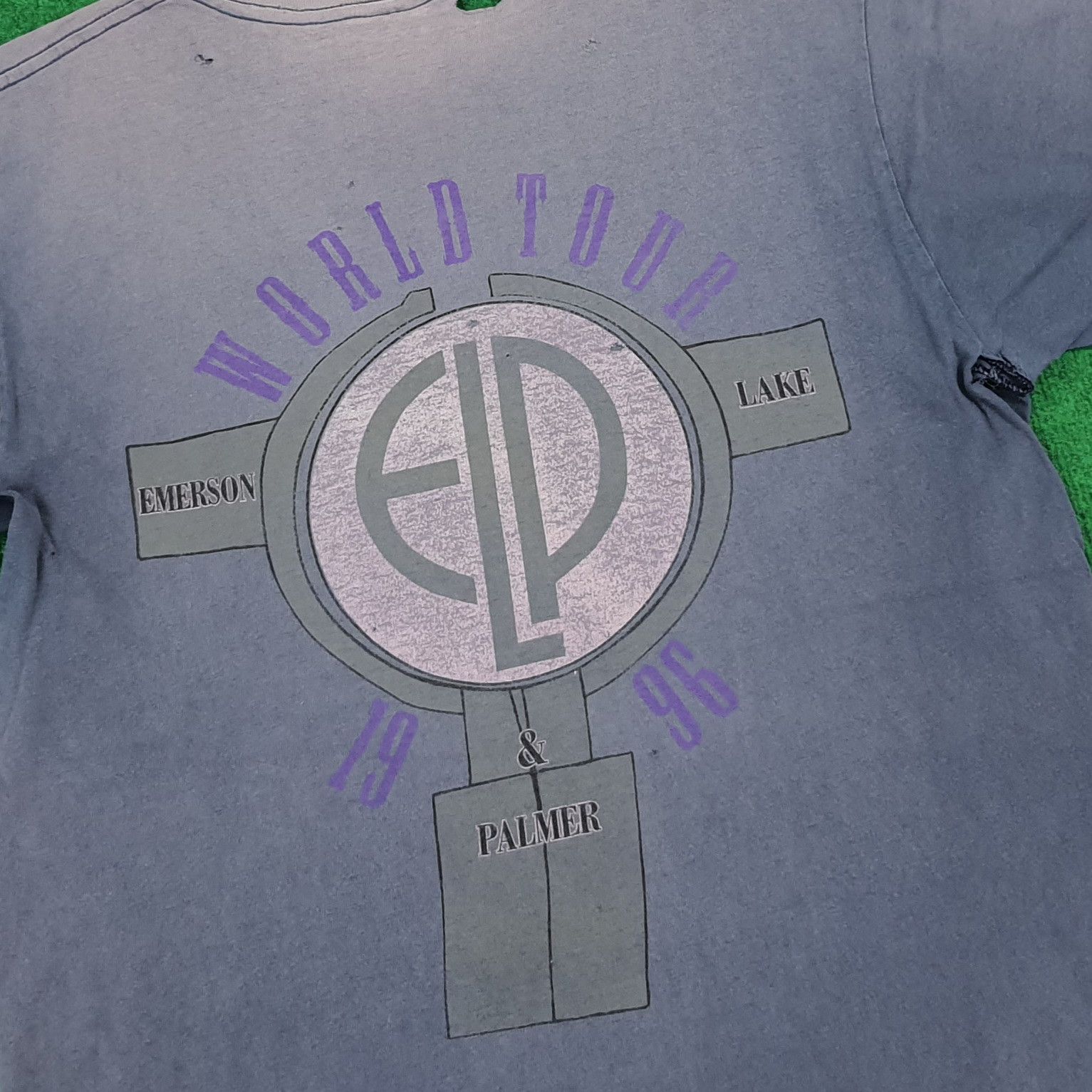 Band Tees × Vintage Vintage Emerson, Lake & Palmer ELP Rock Supergroup Tour Tees Size US L / EU 52-54 / 3 - 4 Thumbnail