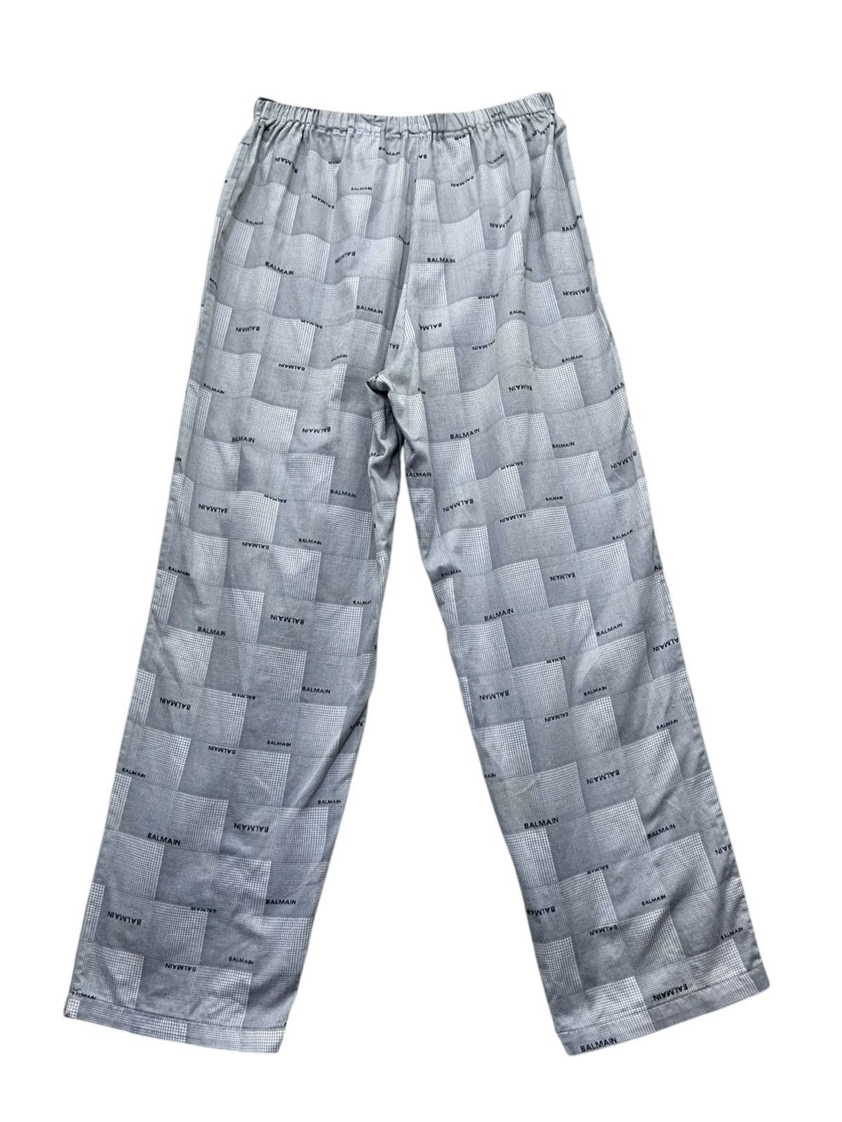 Pierre Balmain 🔥Vintage PIERRE BALMAIN Monogram Check Cotton Pajamas Set Size US M / EU 48-50 / 2 - 4 Thumbnail