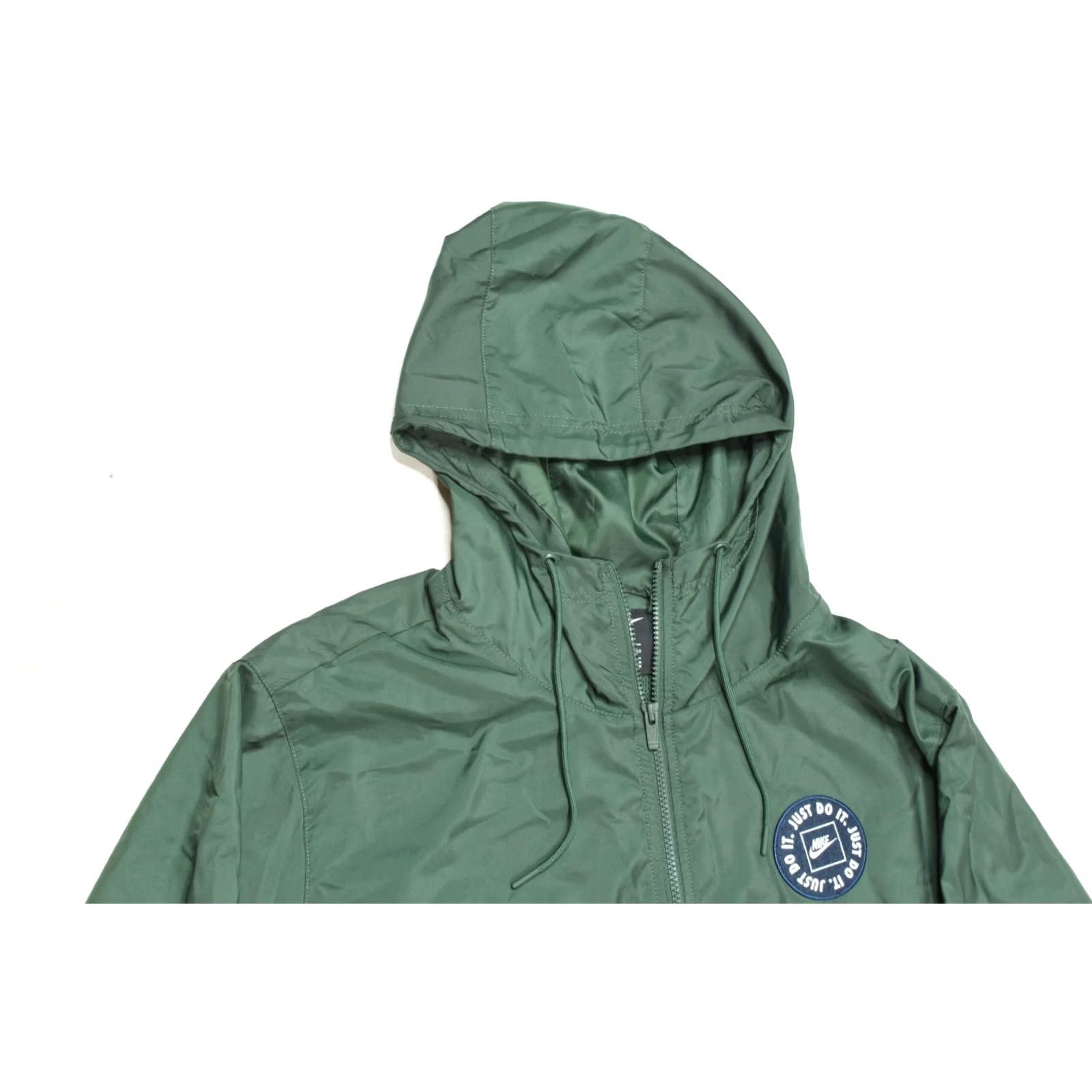 Nike Nike Sportswear Just Do It Windbreaker Jacket Mens XL Green Long Sleeve Pullover Size US XL / EU 56 / 4 - 3 Thumbnail