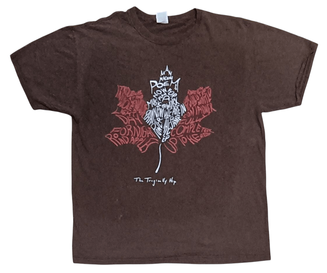 Band Tees THE TRAGICALLY HIP, MAN MACHINE POEM 2010 SHIRT Size US L / EU 52-54 / 3 - 4 Thumbnail