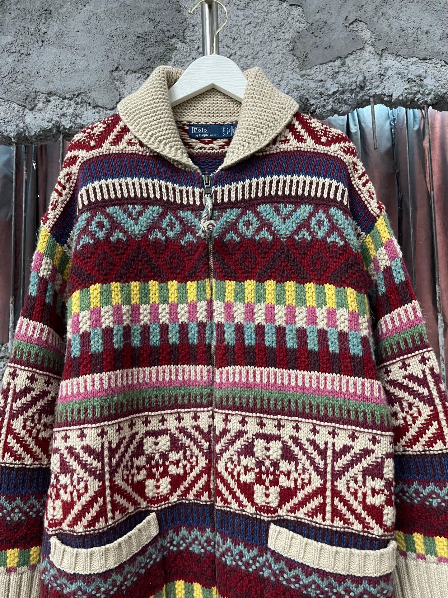 Polo Ralph Lauren Ralph Lauren Fair Isle Wool Jacket S New Size S / US 4 / IT 40 - 3 Thumbnail