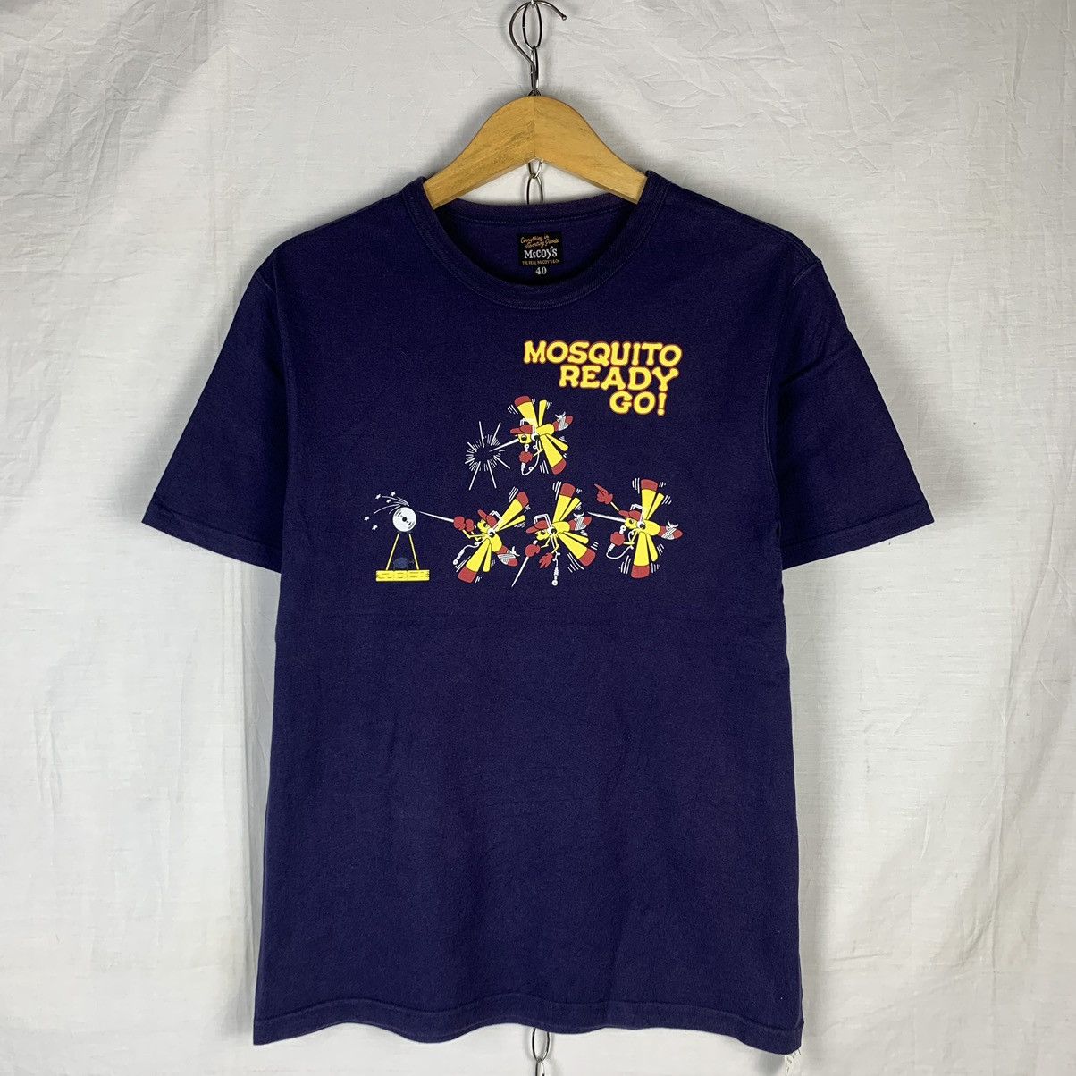T-shirt Vintage The Real McCoy's - 347th Fighter Squadron "Screaming Red Ass"