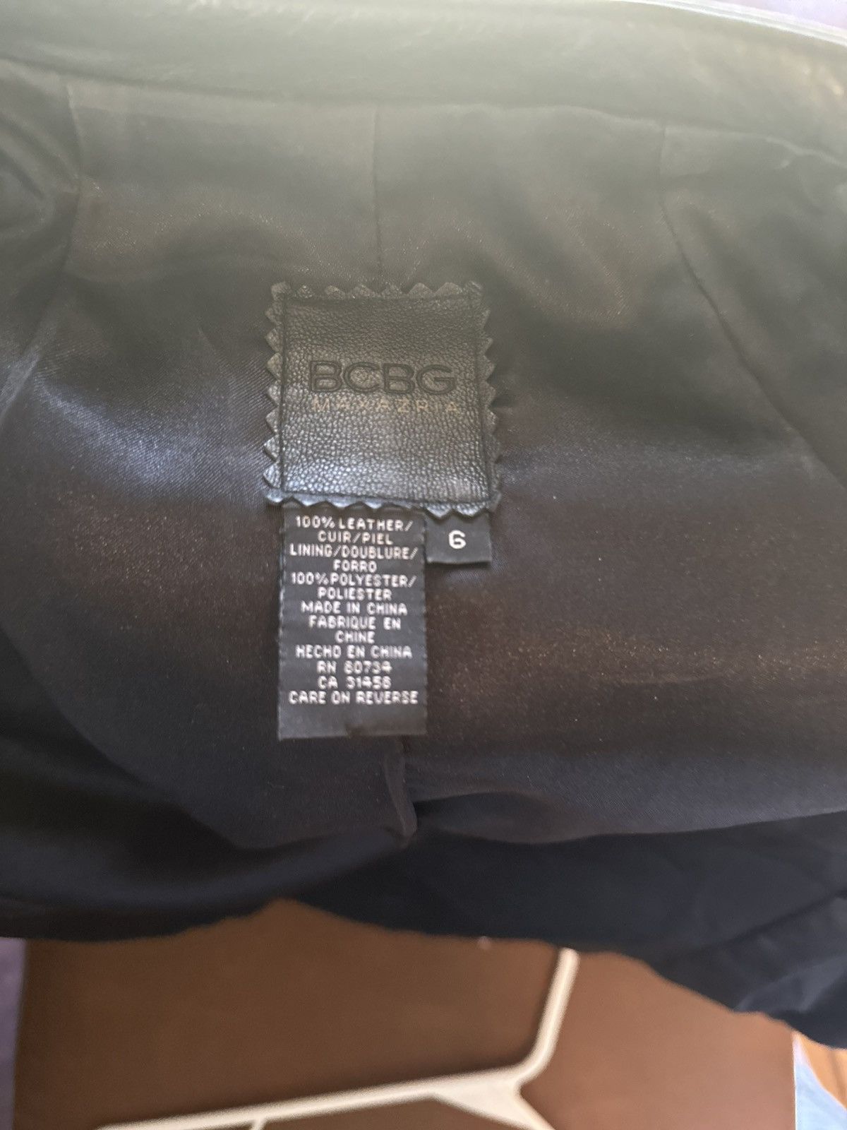 Bcbgmaxazria Leather jacket Size S / US 4 / IT 40 - 5 Thumbnail