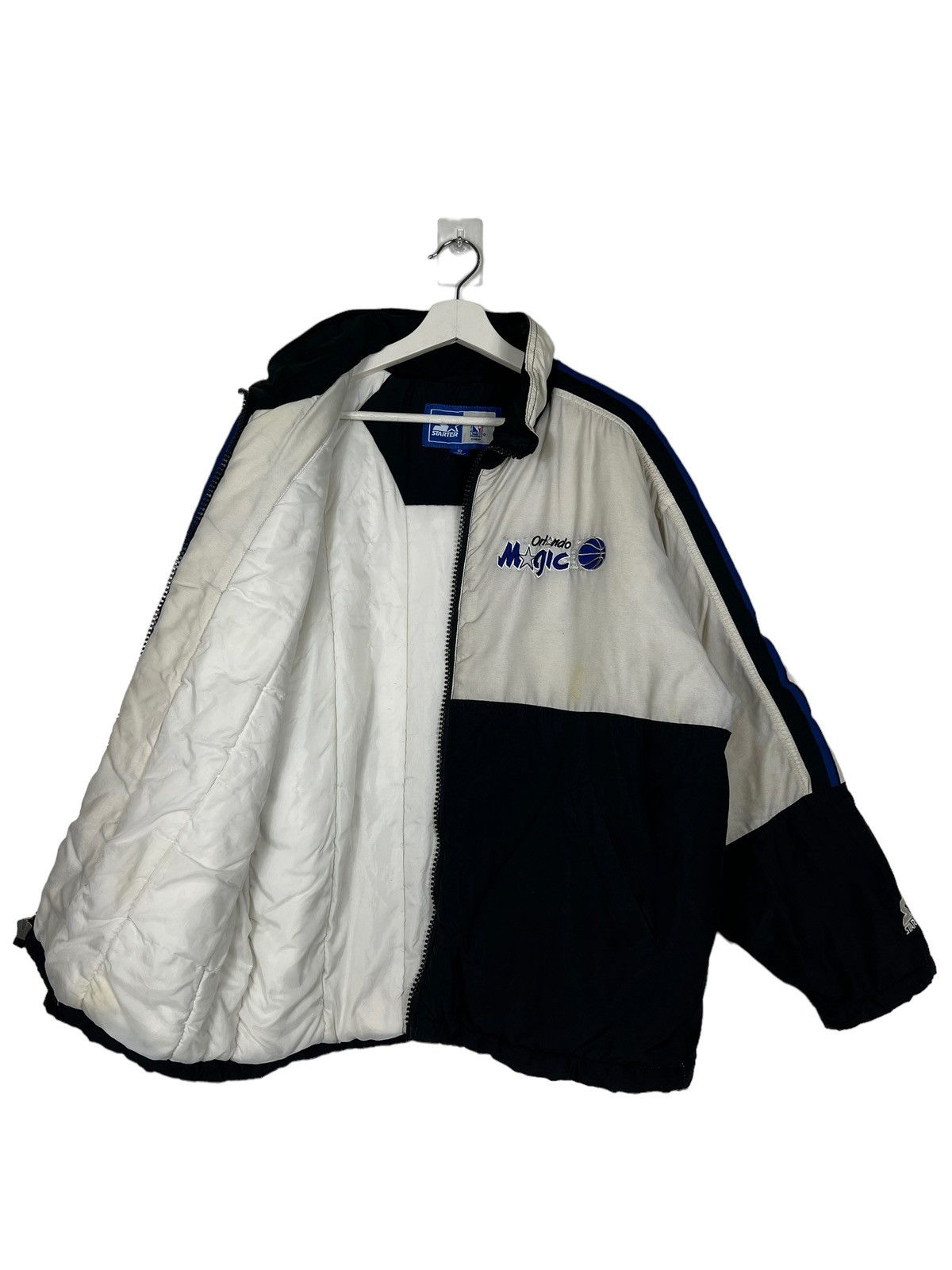 NBA 🔥 RARE VINTAGE STARTER NBA ORLANDO MAGIC JACKET Size US S / EU 44-46 / 1 - 9 Thumbnail