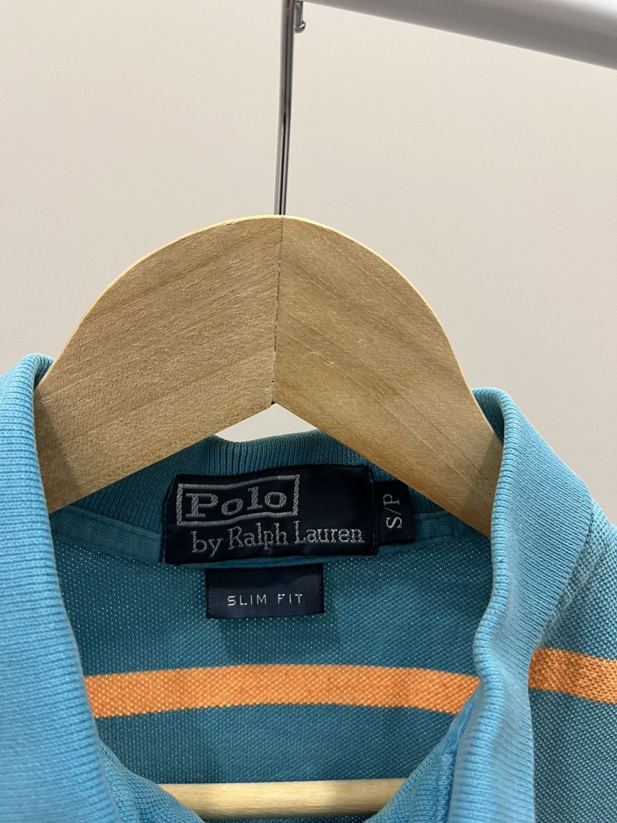 Japanese Brand Vintage 90s Polo Ralph Lauren Polos Blue Striped Y2K Size US S / EU 44-46 / 1 - 4 Thumbnail