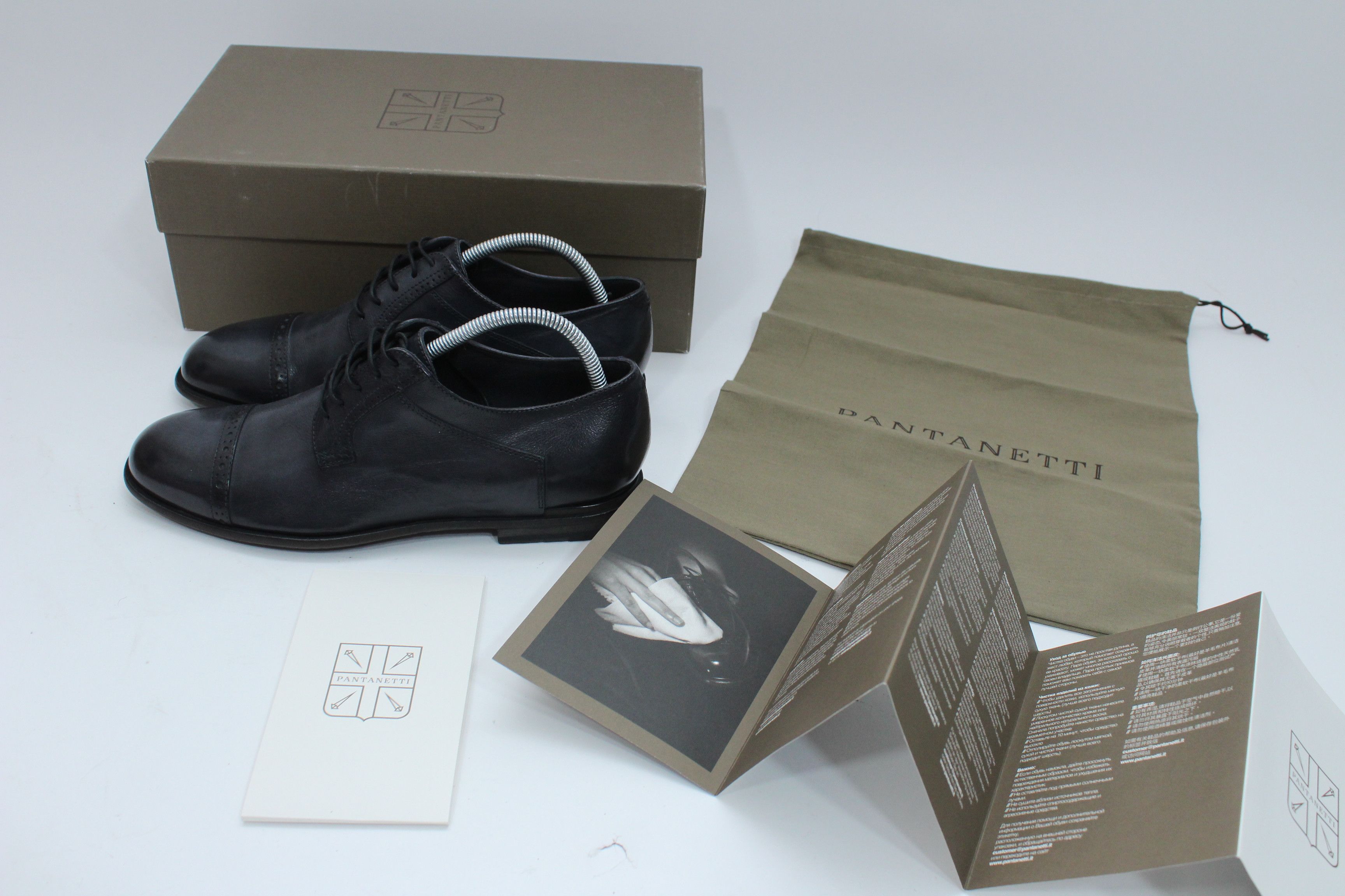 Pantanetti Pantanetti Casual Leather Shoes Lagos Size 41 Made In Italy Size US 8 / EU 41 - 8 Thumbnail