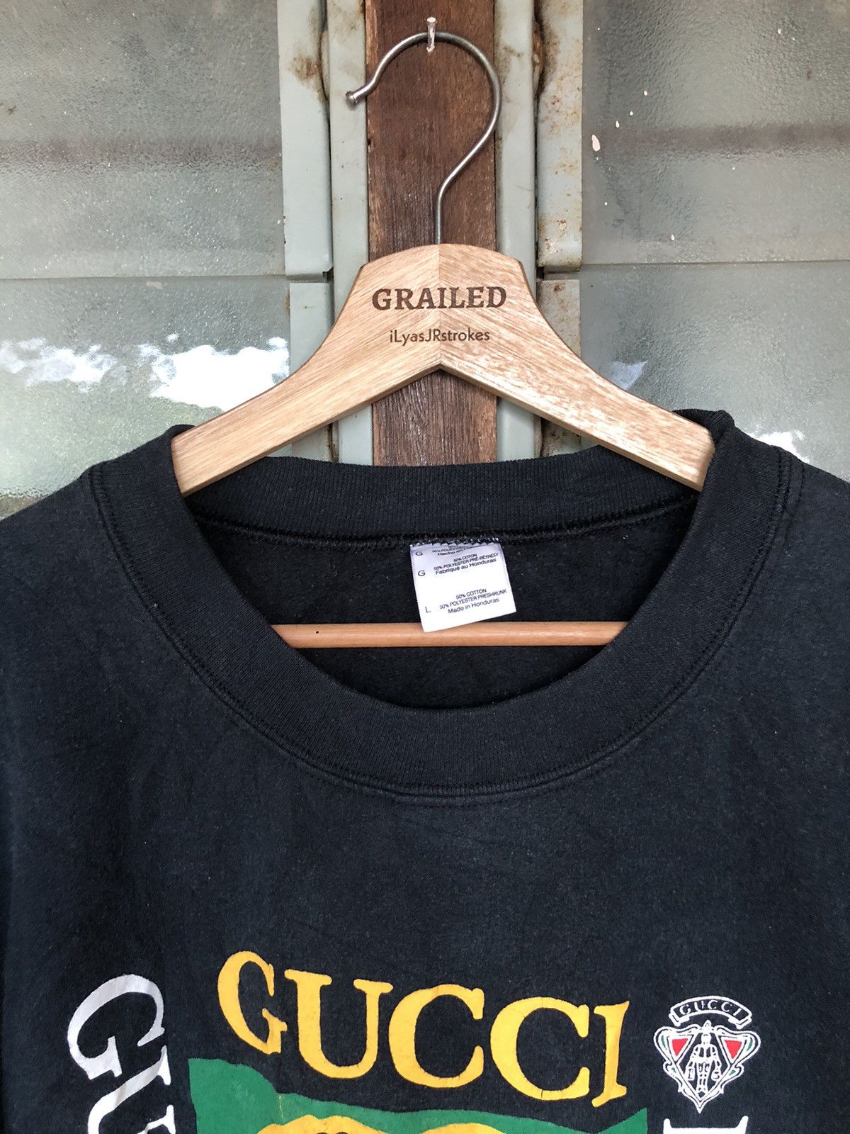 Vintage Vintage 90’s Gucci Bootleg Sweatshirt Size US L / EU 52-54 / 3 - 13 Thumbnail