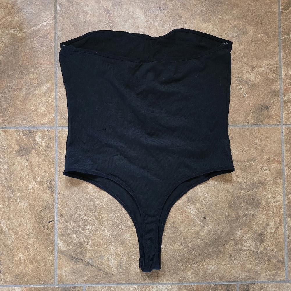 Designer Black Tube Top K TOO Bodysuit Size L / US 10 / IT 46 - 2 Thumbnail
