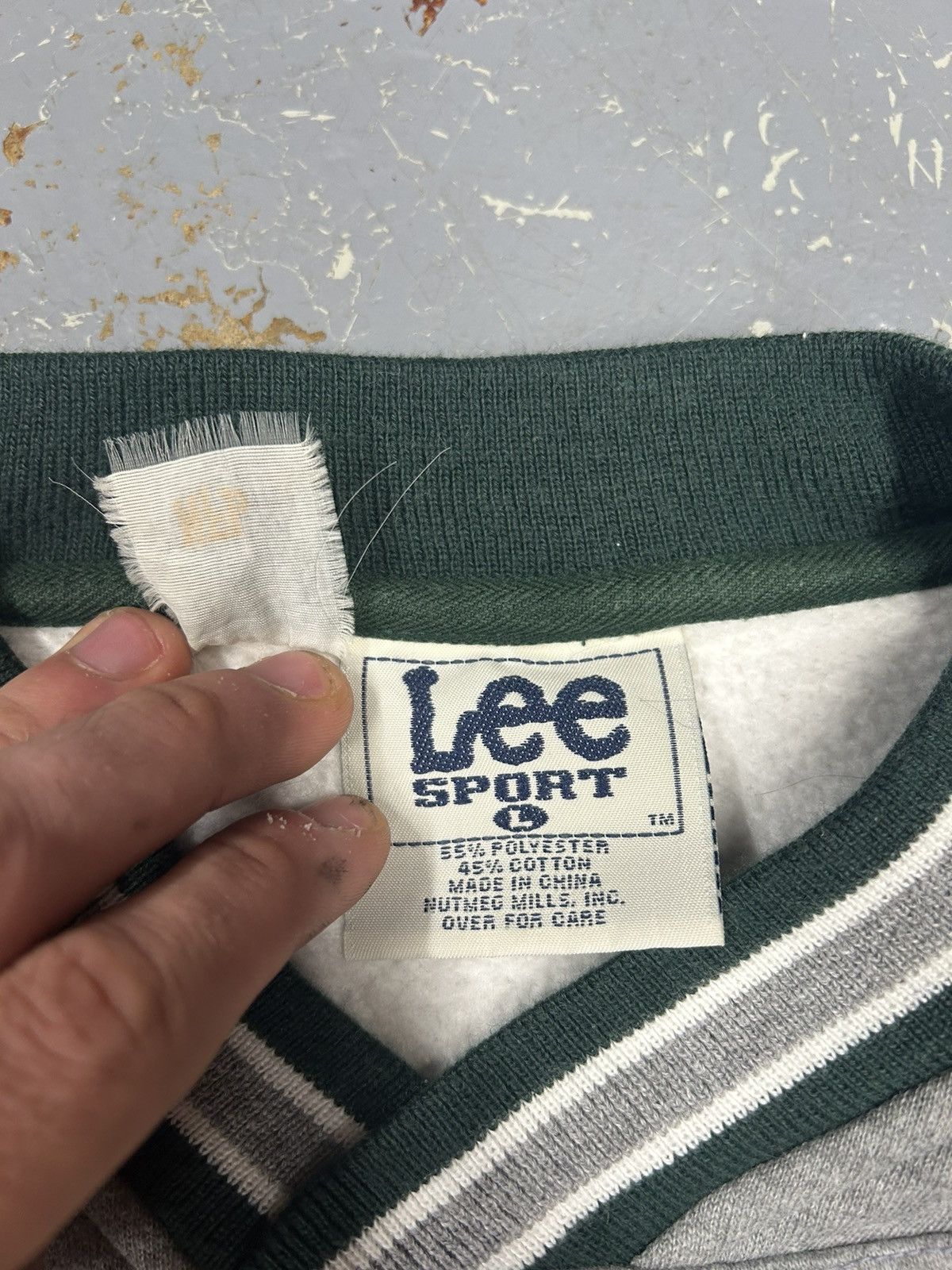 NFL × Vintage Crazy Vintage 90s Green Bay Packers Grey Pullover Crewneck Size US L / EU 52-54 / 3 - 3 Thumbnail