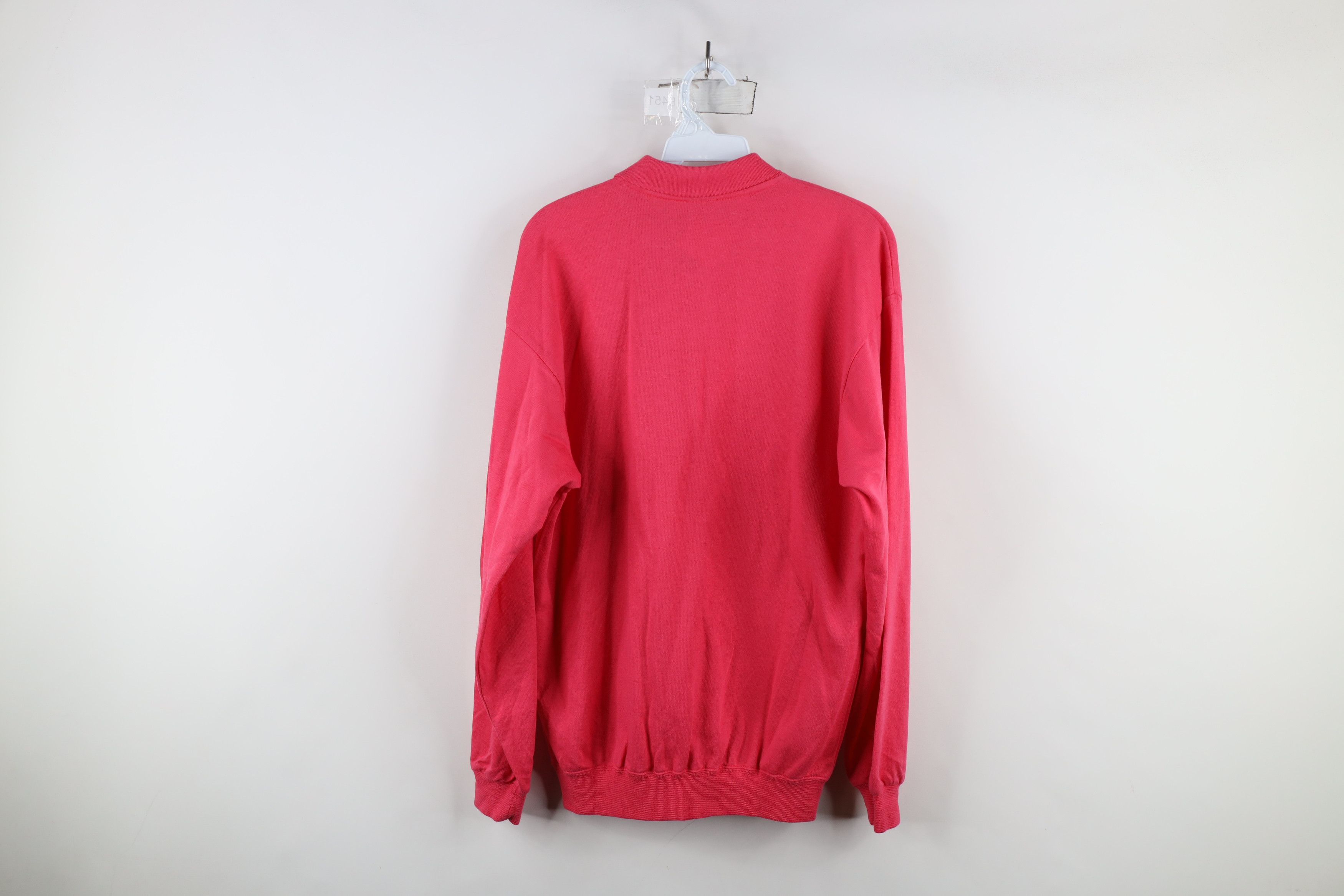 Asics × Vintage Deadstock Vintage 90s Asics Collared Pullover Polo Pink Size L / US 10 / IT 46 - 12 Thumbnail