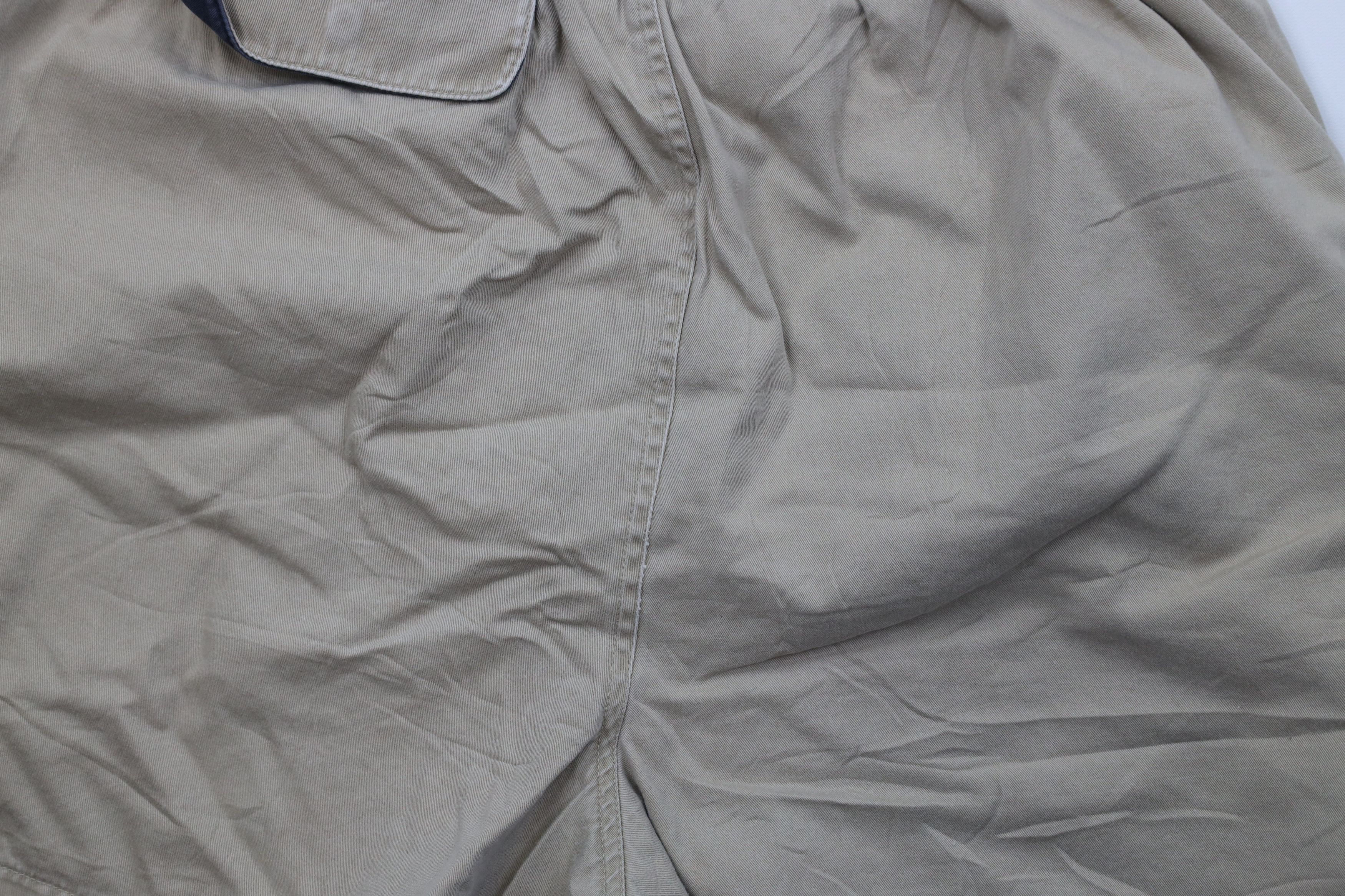 Ralph Lauren Vintage 90s Ralph Lauren Above Knee Shorts Beige Cotton Size US 36 / EU 52 - 13 Thumbnail