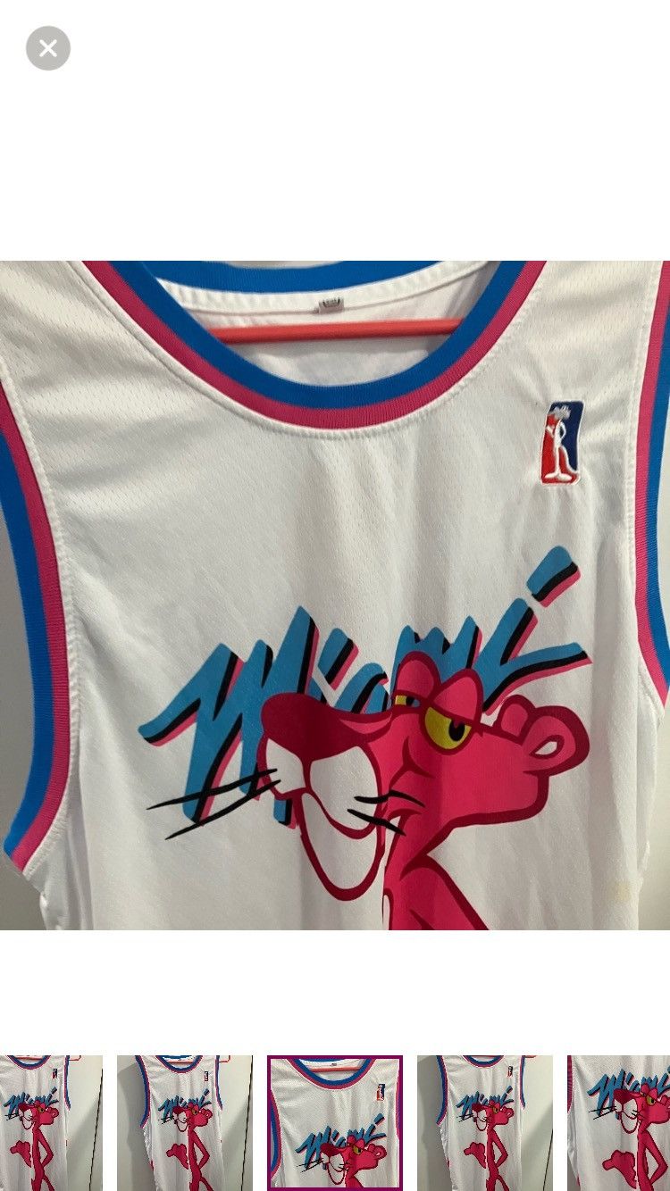 Other Pink Panther Miami wade Basketball Jersey tank top shirt XL Size US XL / EU 56 / 4 - 3 Thumbnail
