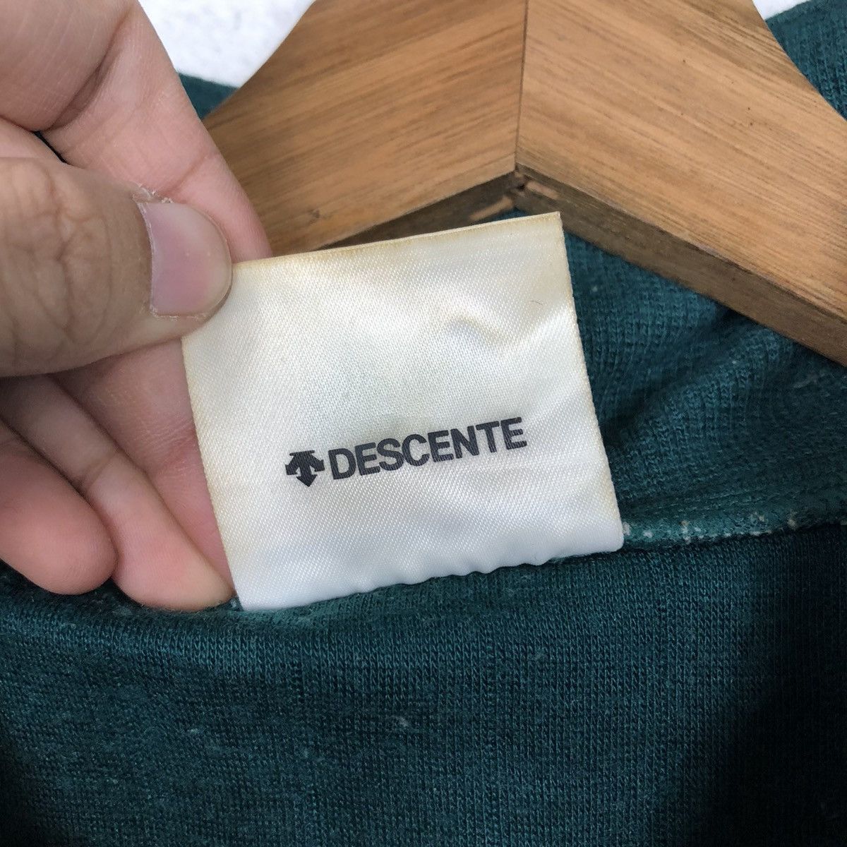 Vintage 📌Vintage Half Zipper Collar Ncaa Descente Big Logo Size US S / EU 44-46 / 1 - 18 Thumbnail