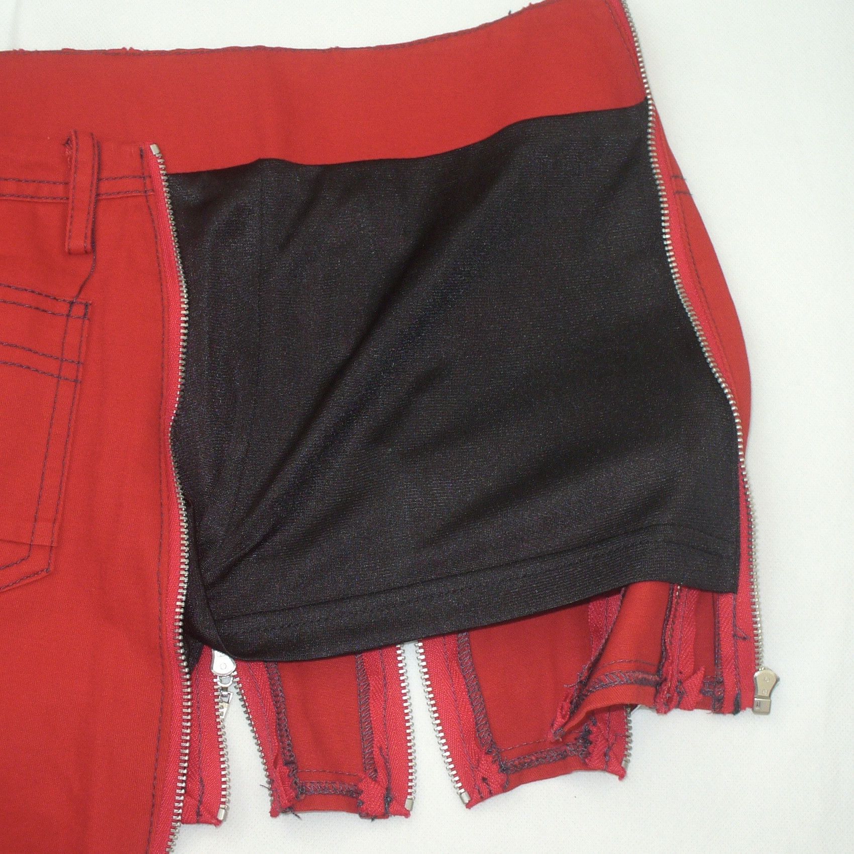 Other Indie designer cyberpunk Gyaru style red skirt Size 25" / US 0 / IT 36 - 3 Thumbnail