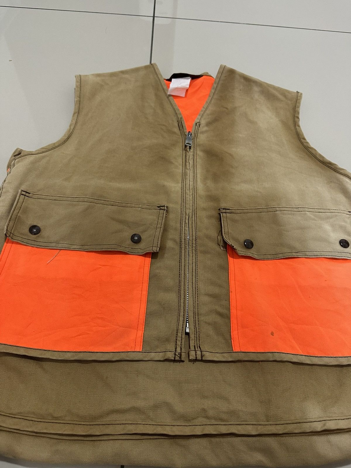 Carhartt Vintage Carhartt Hunting Tactical Utility Vest made in USA Size US L / EU 52-54 / 3 - 7 Thumbnail