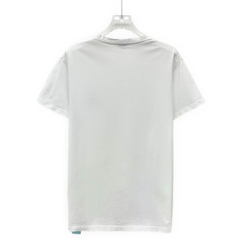 Loewe Loewe White logo embroidered cotton round neck short sleev Size S / US 4 / IT 40 - 2 Thumbnail