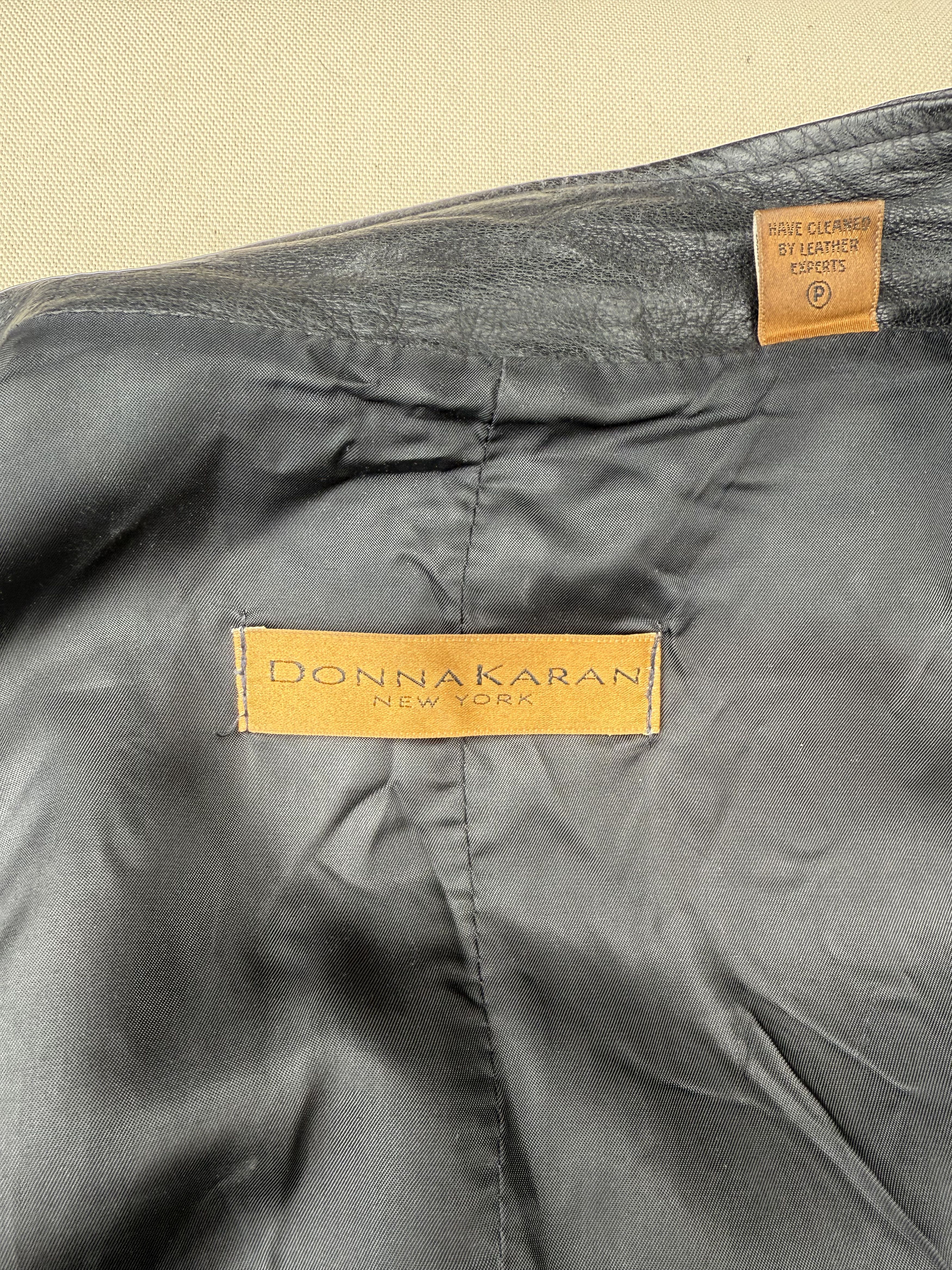 Donna Karan Donna Karan Leather Vest Size US M / EU 48-50 / 2 - 3 Thumbnail