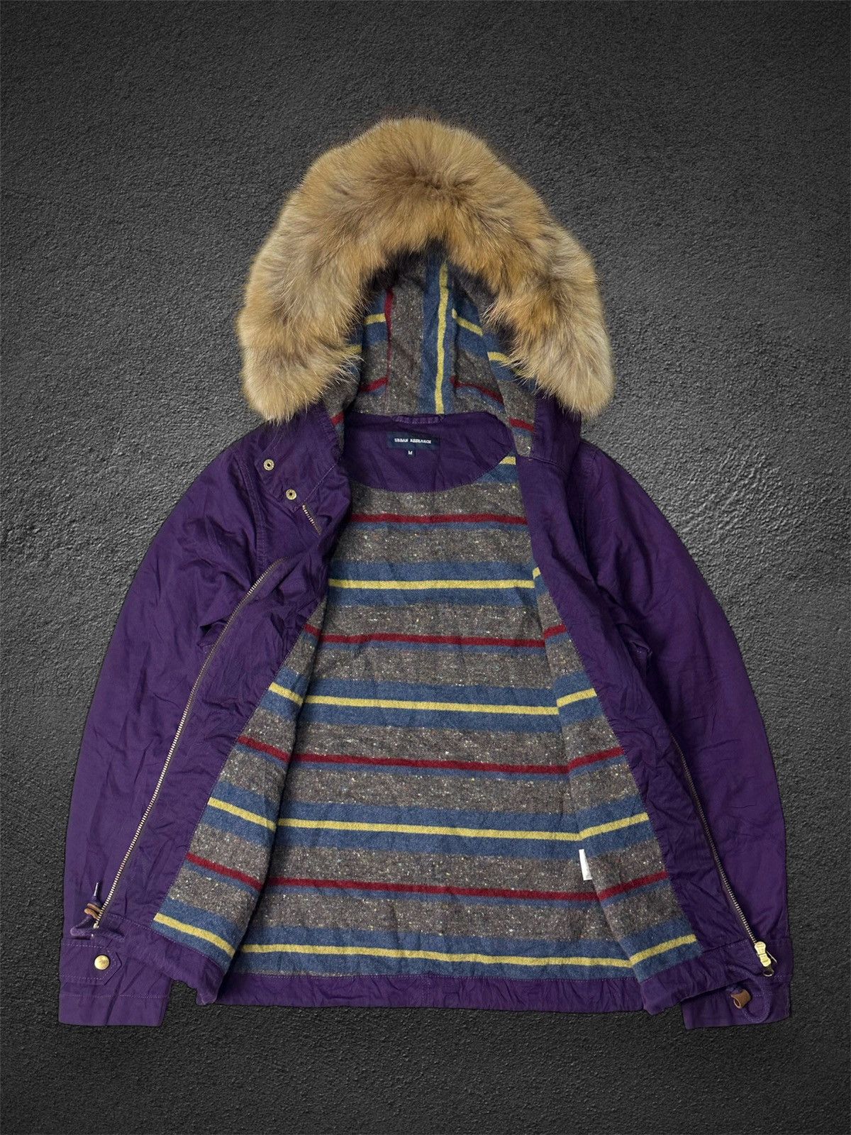 If Six Was Nine × Japanese Brand × Le Grande Bleu (L.G.B.) Fur Hoodie Jacket Urban Reaserch lgb style Size US M / EU 48-50 / 2 - 1 Thumbnail