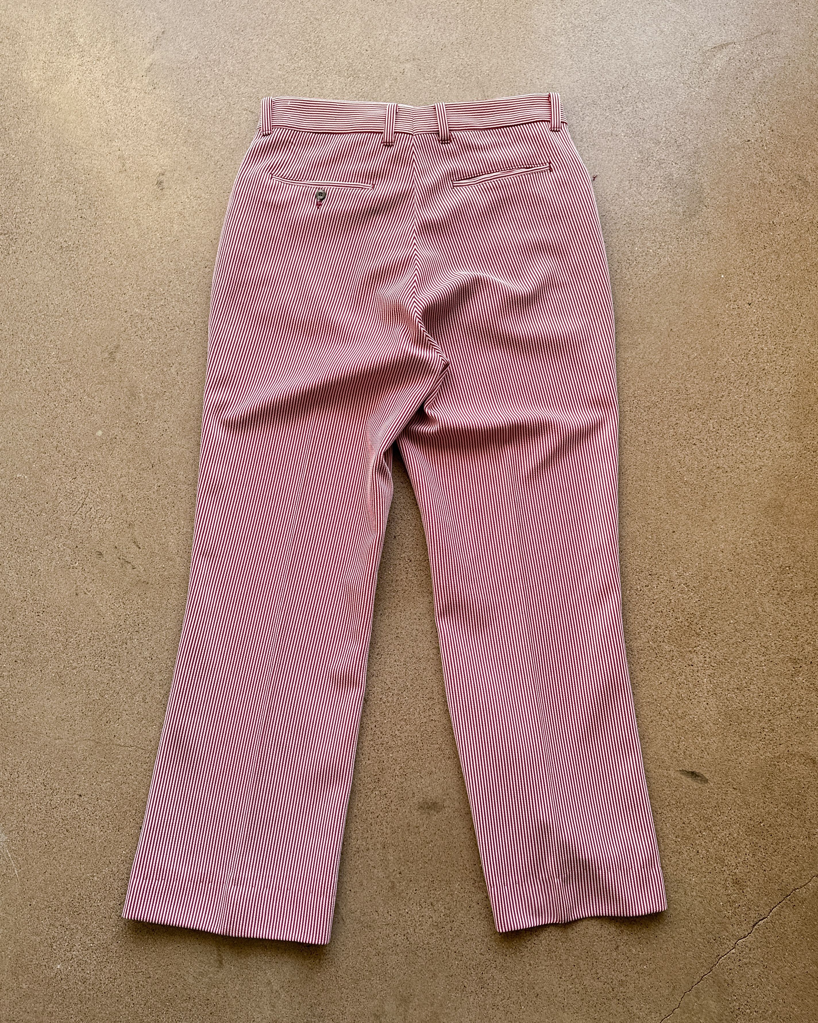 Vintage Vintage 70s Sears Kings Road Hickory Vertical Striped Pants Size US 32 / EU 48 - 4 Thumbnail