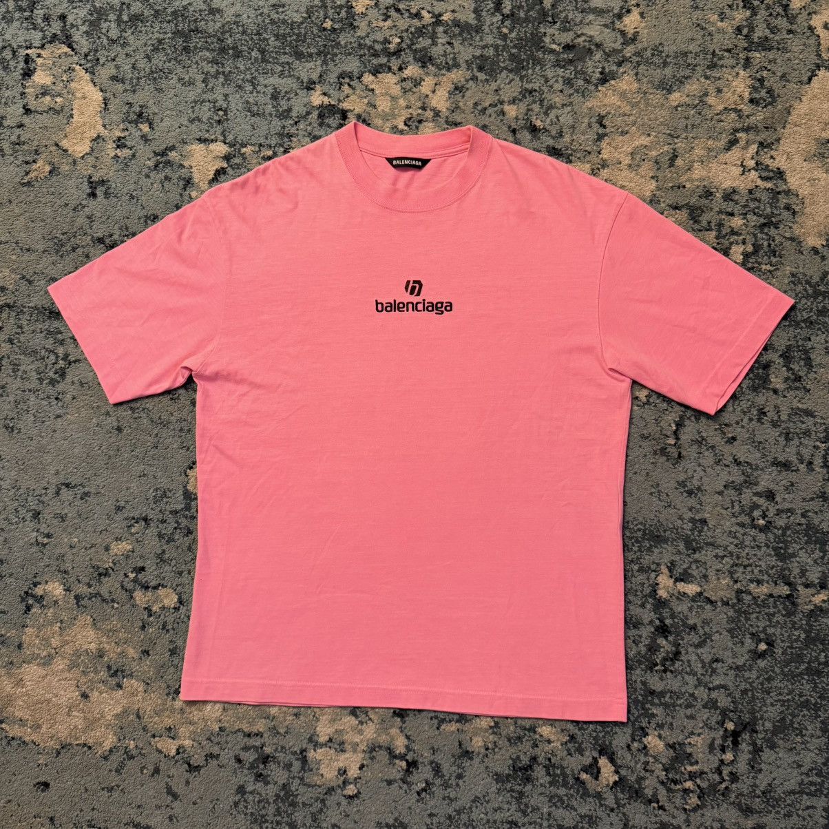 Balenciaga Balenciaga Embroidered Cotton T-Shirt Size Medium Fits Large Size US L / EU 52-54 / 3 - 1 Thumbnail