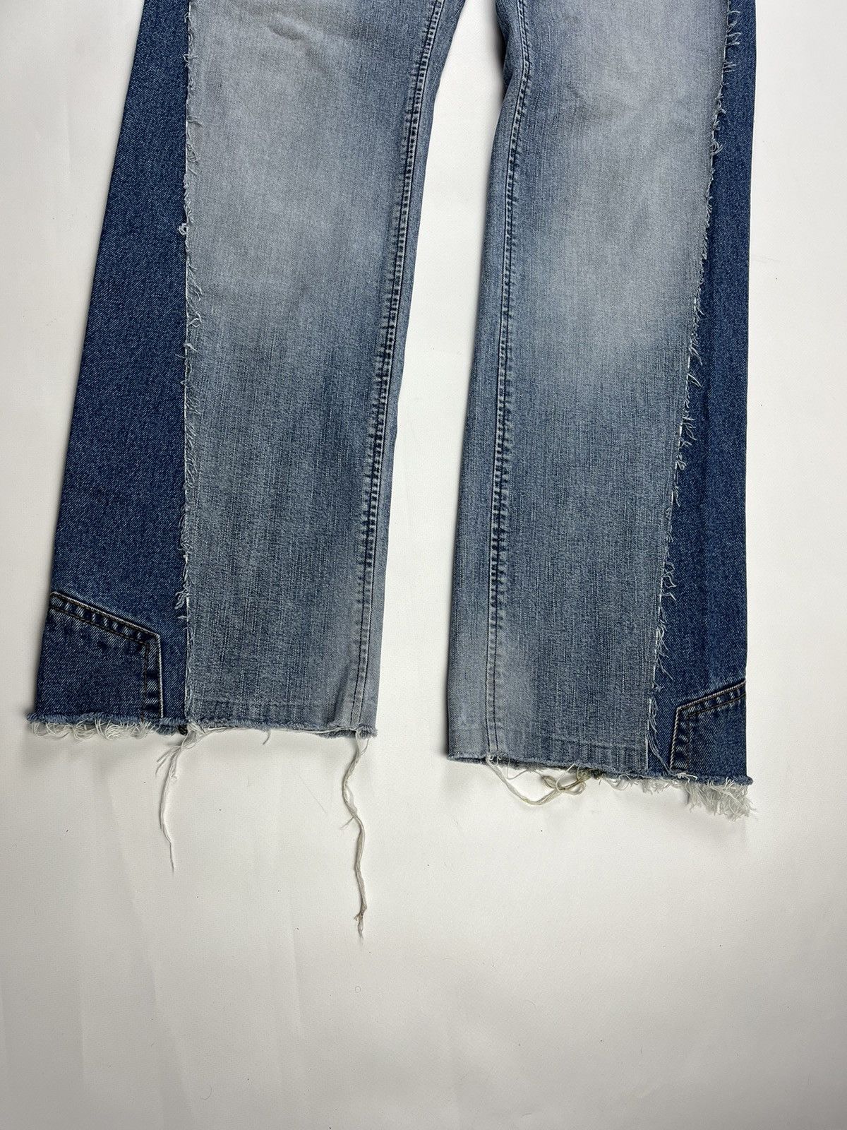 Handmade Handmade custom denim jeans flared pants reworked grunge Size US 34 / EU 50 - 8 Thumbnail