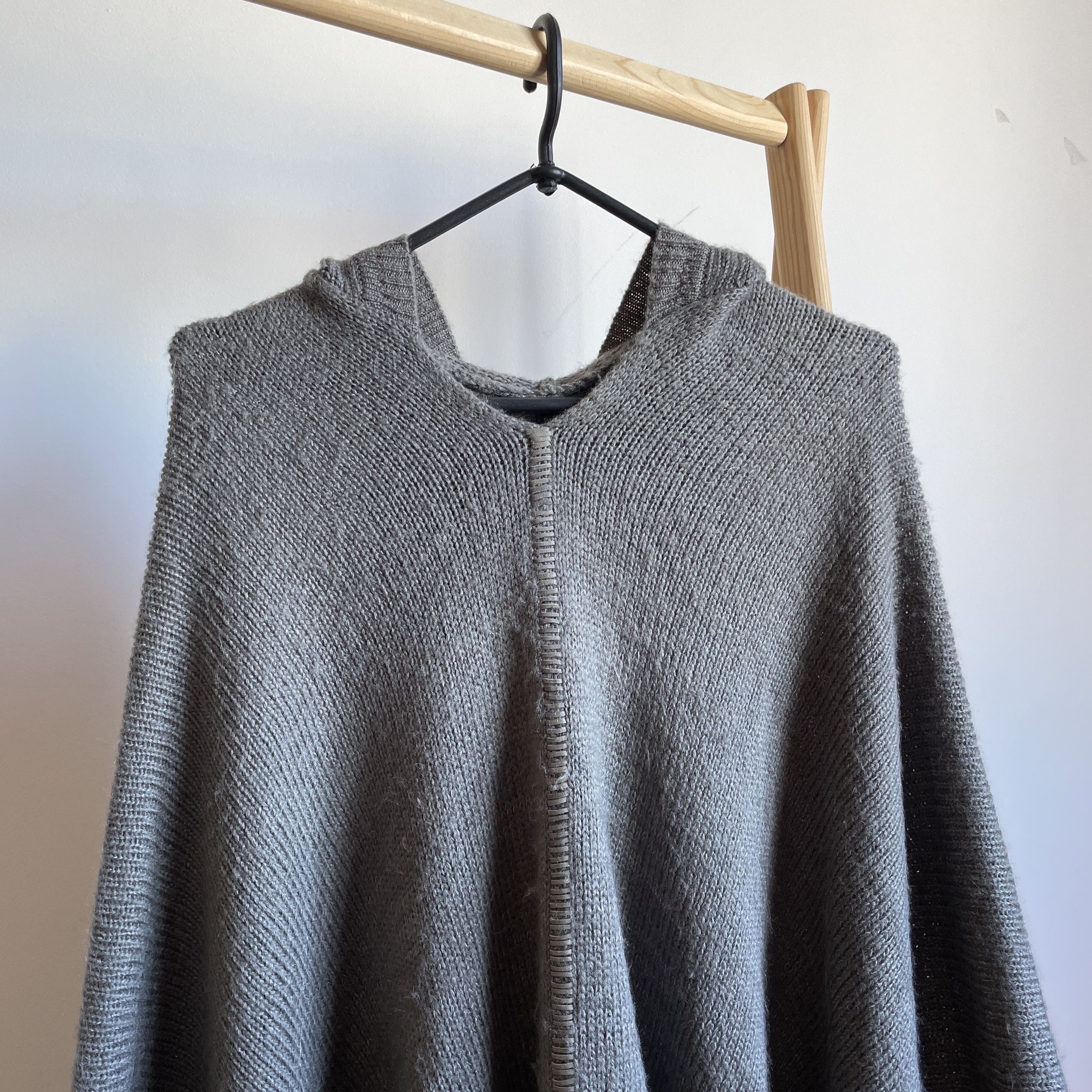 Other Monarc 1 Avant Garde Womens Handmade Mohair Draped Poncho Size ONE SIZE - 4 Thumbnail