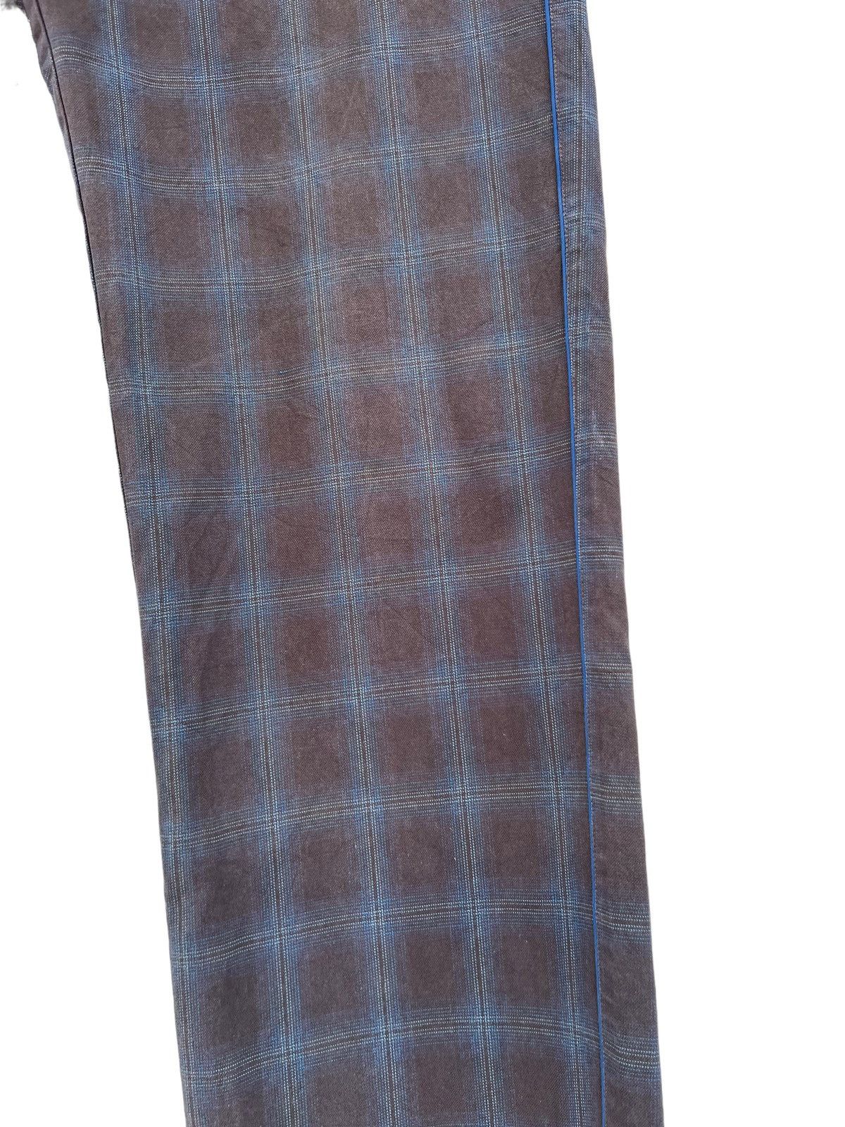 Vintage SAMPLE DESIGN WORKS Japan Shadow Plaid Cargo Trouser Pant Size US 32 / EU 48 - 12 Thumbnail