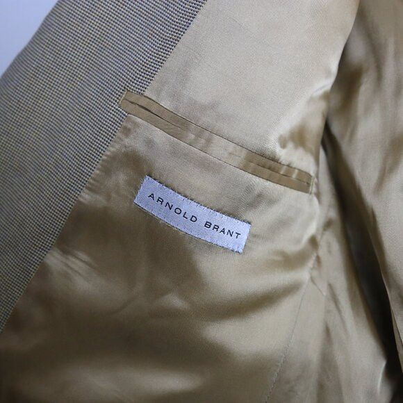 Arnold Brant Arnold Brant 100% Bamboo Single Breasted Tailored Blazer Size 40S - 4 Thumbnail