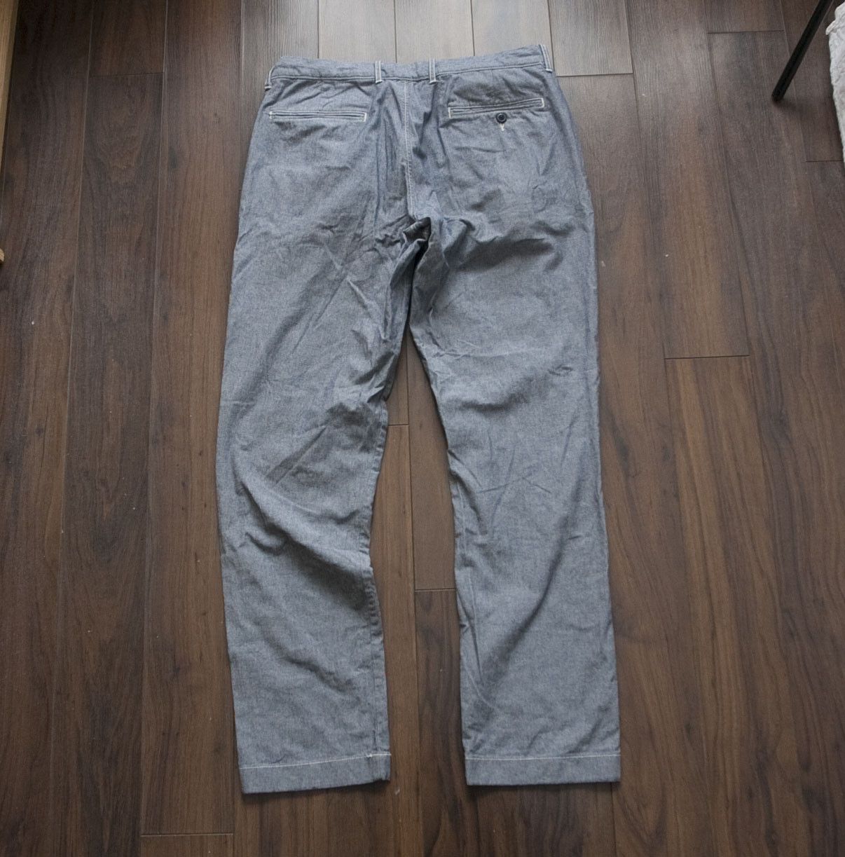 J.Crew J. Crew Pants 770 Straight Size 32x30.5 Stretch Gray/ Blue Size US 32 / EU 48 - 2 Thumbnail