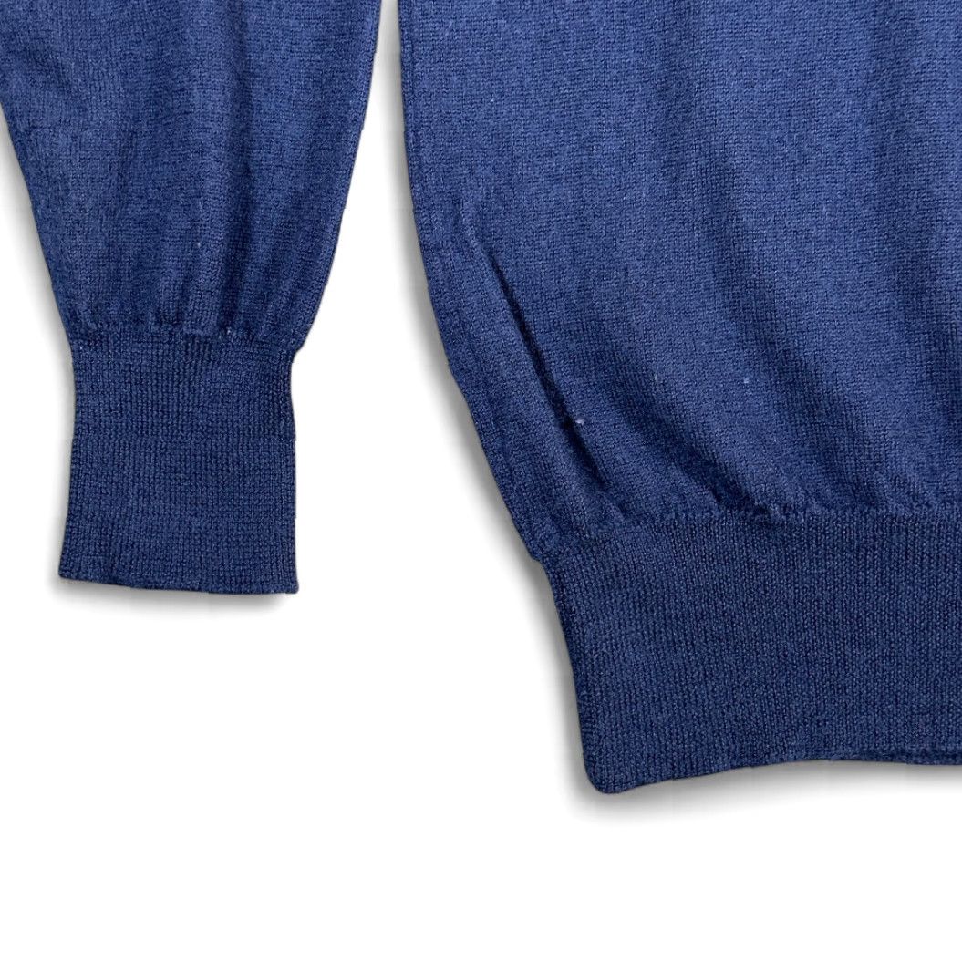 Vintage VINTAGE Jeremy Argyle Sweater Adult XL Blue Merino Wool Knit V-Neck Pullover Men’s Wool XC Size US L / EU 52-54 / 3 - 5 Thumbnail