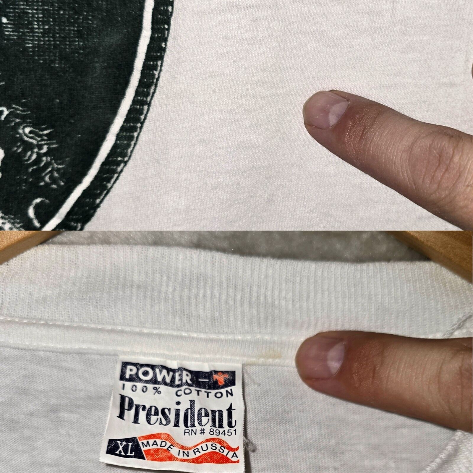 Vintage Vintage Benjamin Franklin 100 Hundred Dollar 90s Shirt XL Size US XL / EU 56 / 4 - 7 Thumbnail