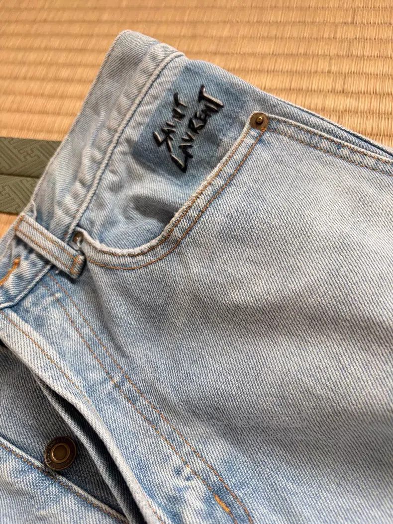 Saint Laurent Paris Saint Laurent Paris Classic Denim Pants i Size US 29 - 5 Thumbnail